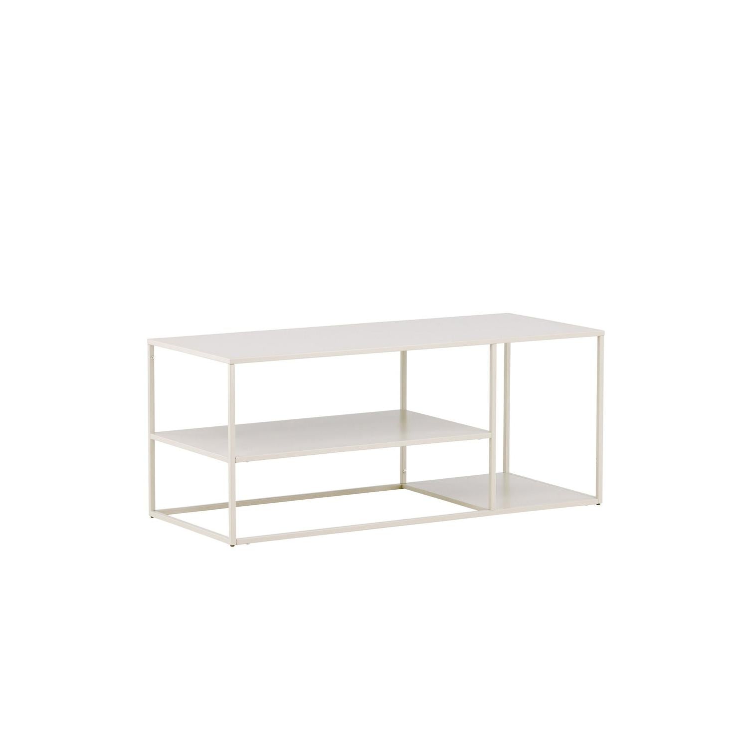 Couchtisch Staal 120cm - Beige-Couchtisch-Venture Home-le canapé