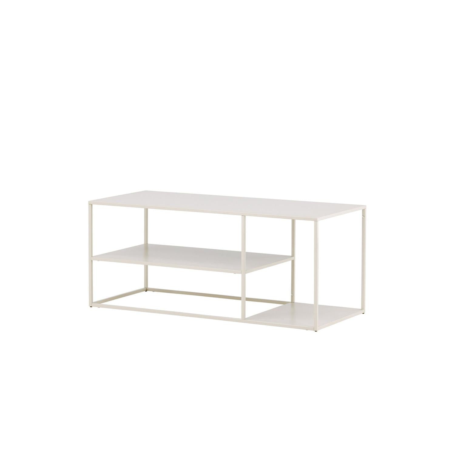 Couchtisch Staal 120cm - Beige-Couchtisch-Venture Home-le canapé