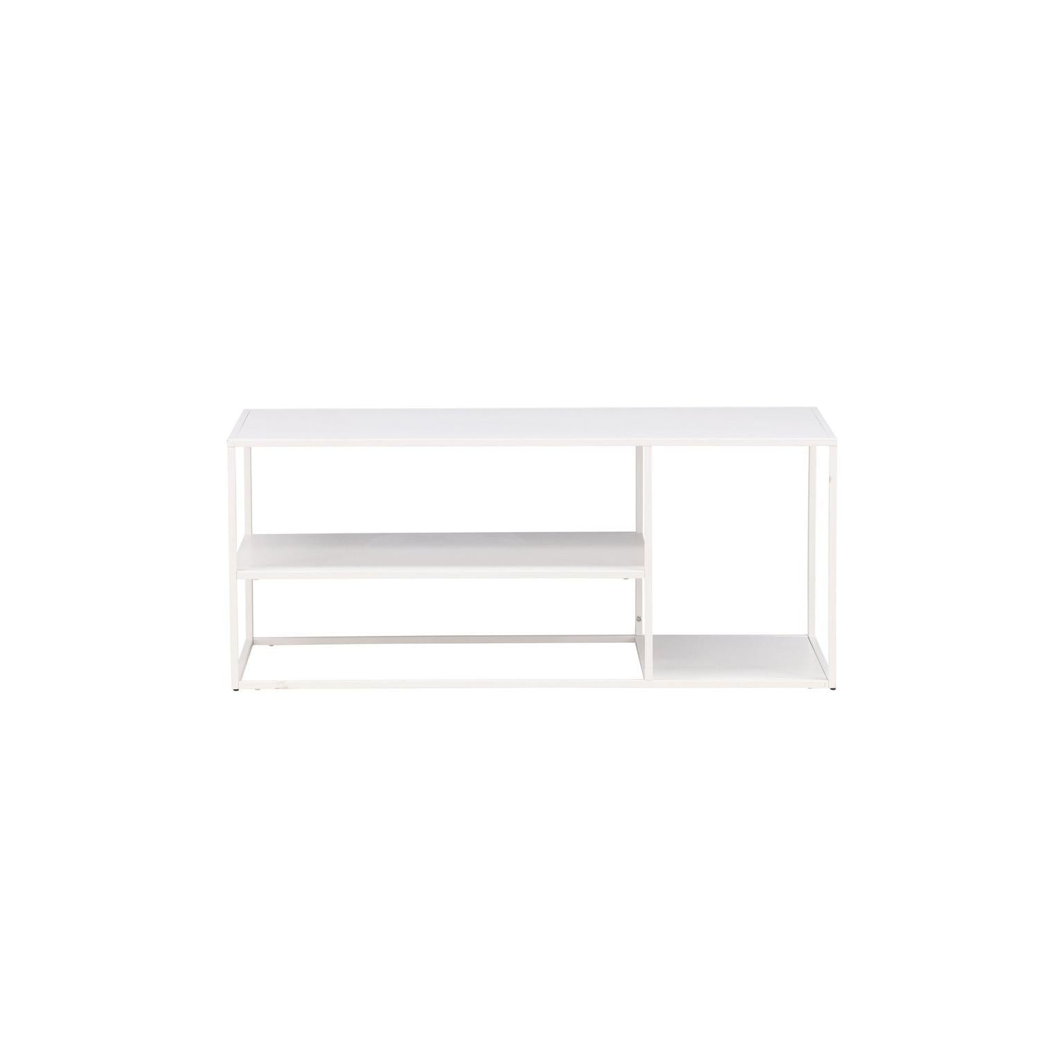 Couchtisch Staal 120cm - Weiß-Couchtische-Venture Home-le canapé