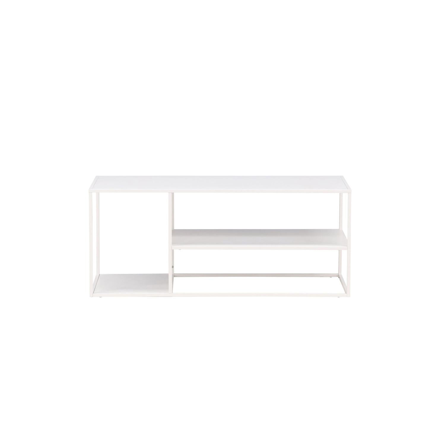 Couchtisch Staal 120cm - Weiß-Couchtische-Venture Home-le canapé
