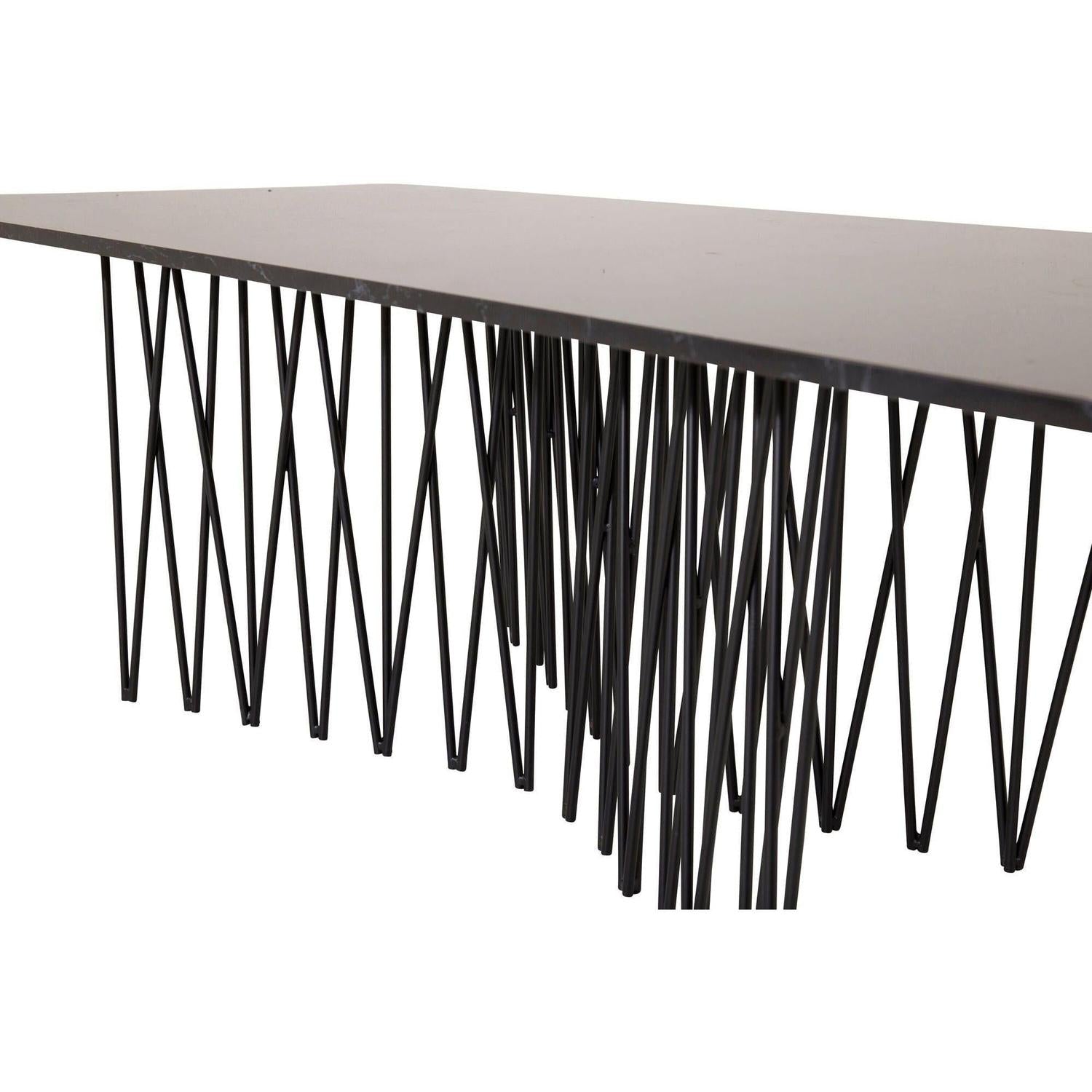 Couchtisch Stone in Stein Optik - Schwarz-Couchtisch-Furniture Fashion-le canapé