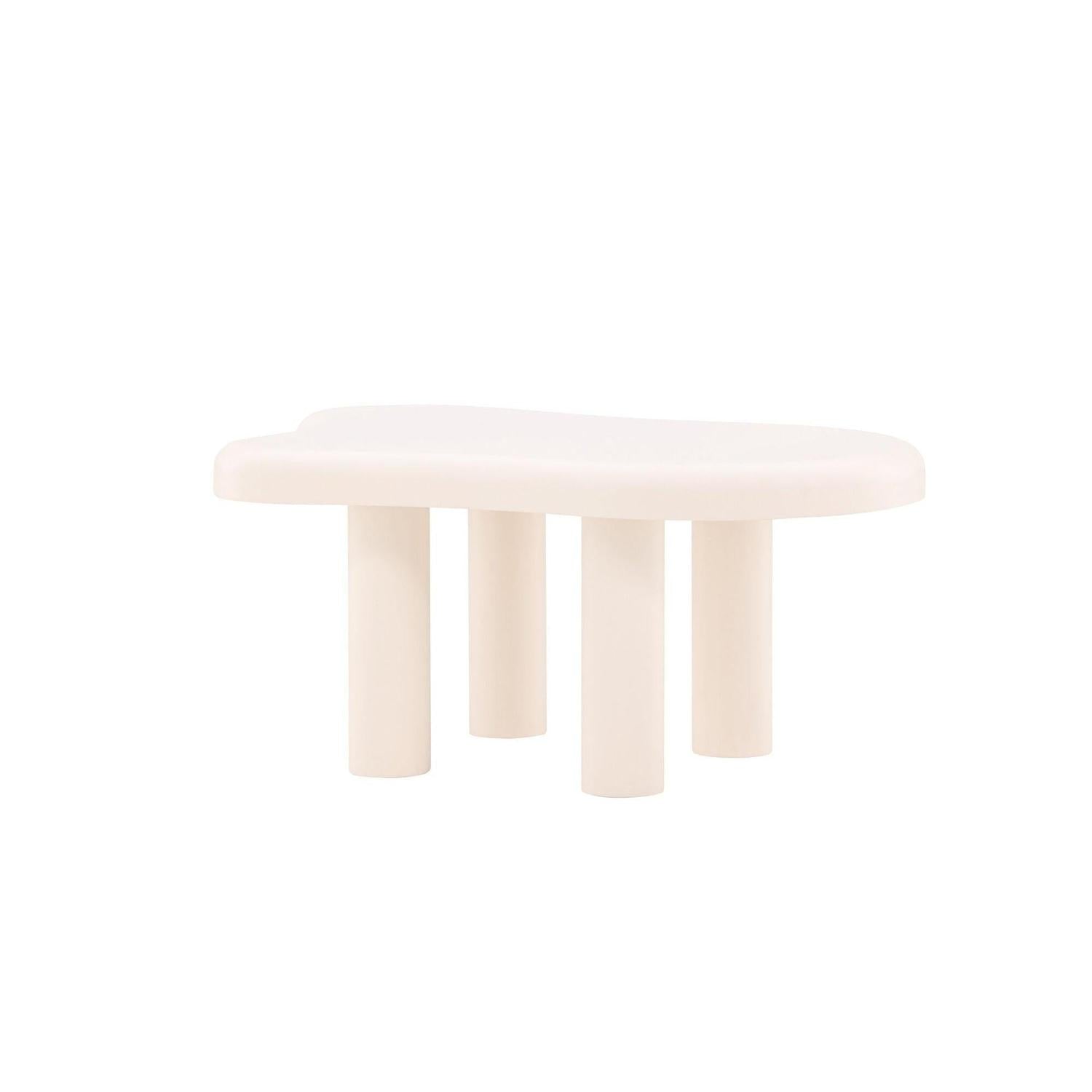 Couchtisch Strömstad 100 cm - Weiß-Couchtische-Venture Home-le canapé