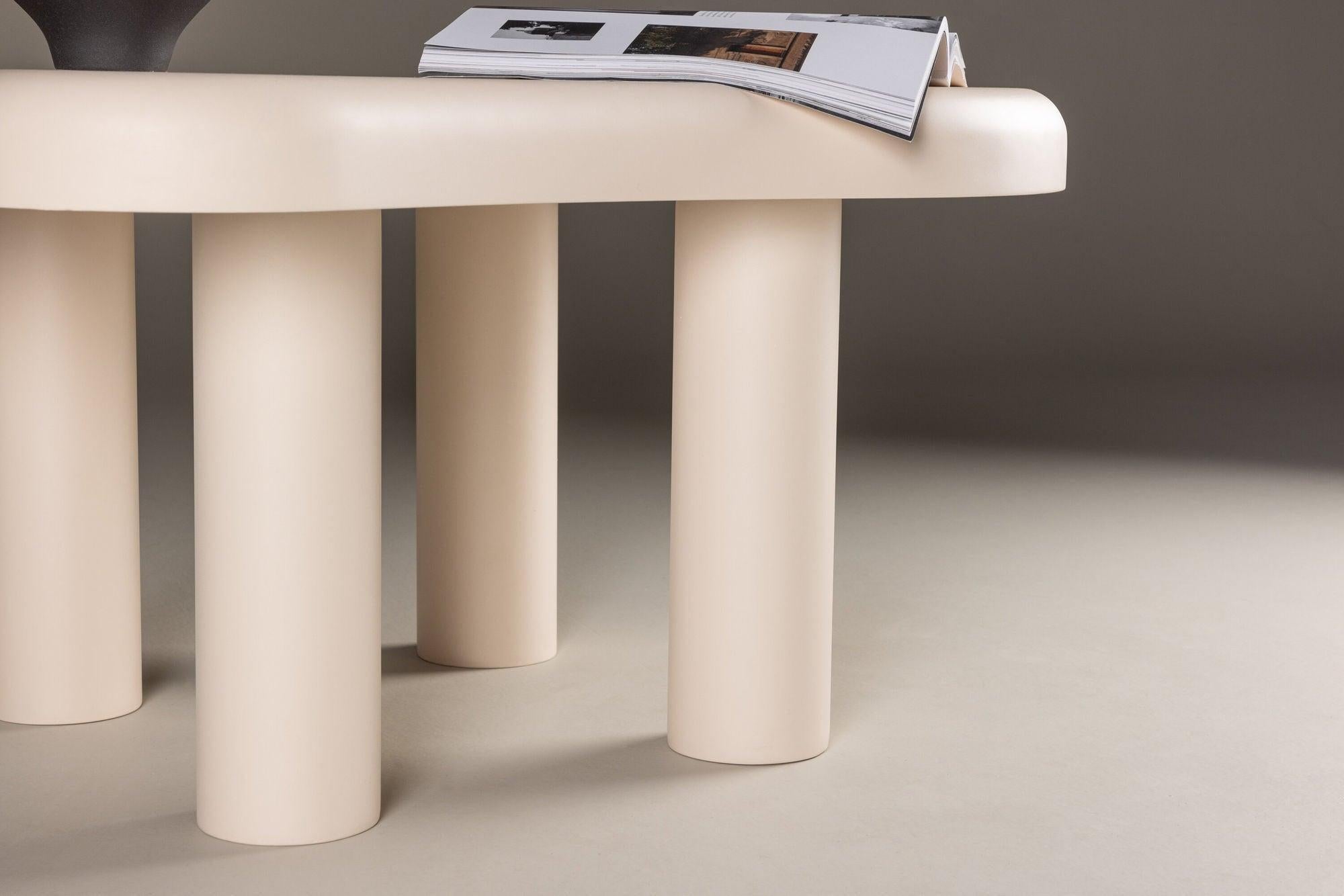 Couchtisch Strömstad 100 cm - Weiß-Couchtische-Venture Home-le canapé