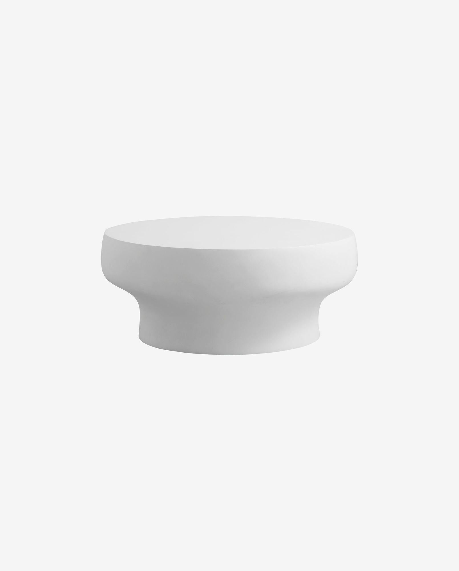 Couchtisch SURKO aus Fiberglas - Weiß-Couchtische-Nordal A/S-le canapé