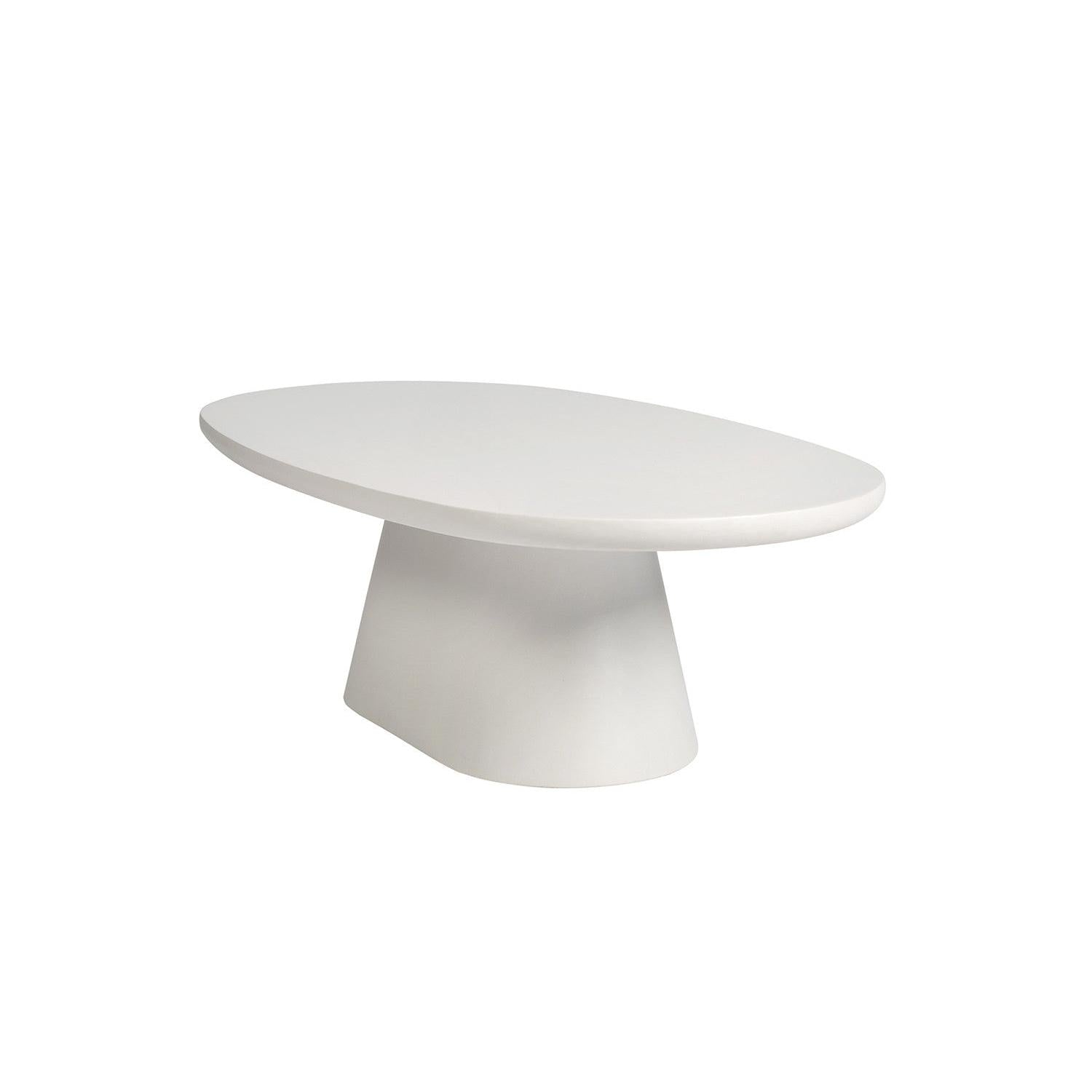 Couchtisch Tavira 120cm Oval - Weiß-Couchtisch-Rousseau-le canapé