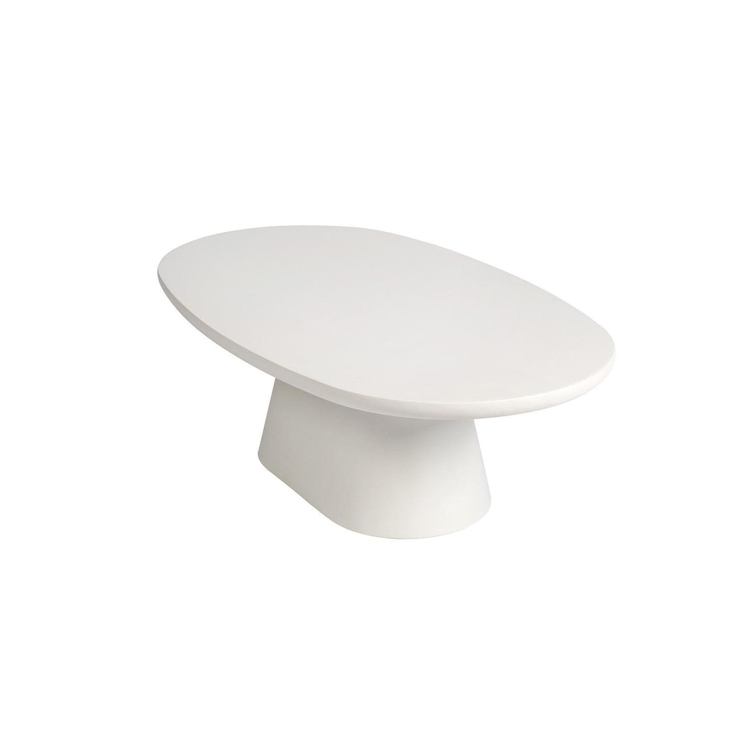 Couchtisch Tavira 120cm Oval - Weiß-Couchtisch-Rousseau-le canapé