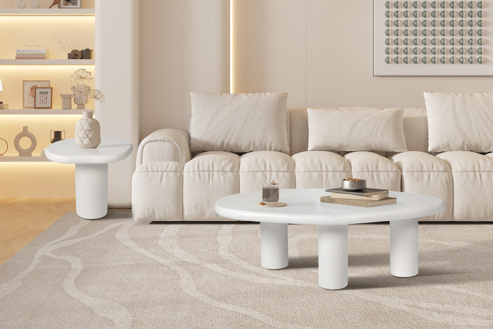 Couchtisch Tavira 120cm - Weiß-Couchtisch-Rousseau-le canapé