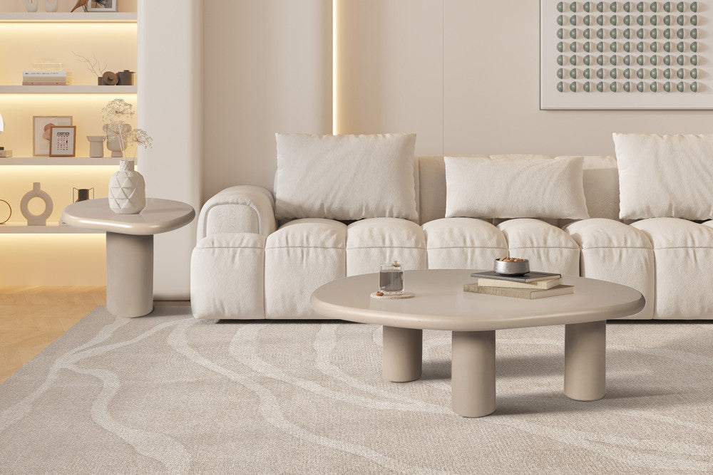 Couchtisch Tavira 58*50cm - Beige-Couchtisch-Rousseau-le canapé