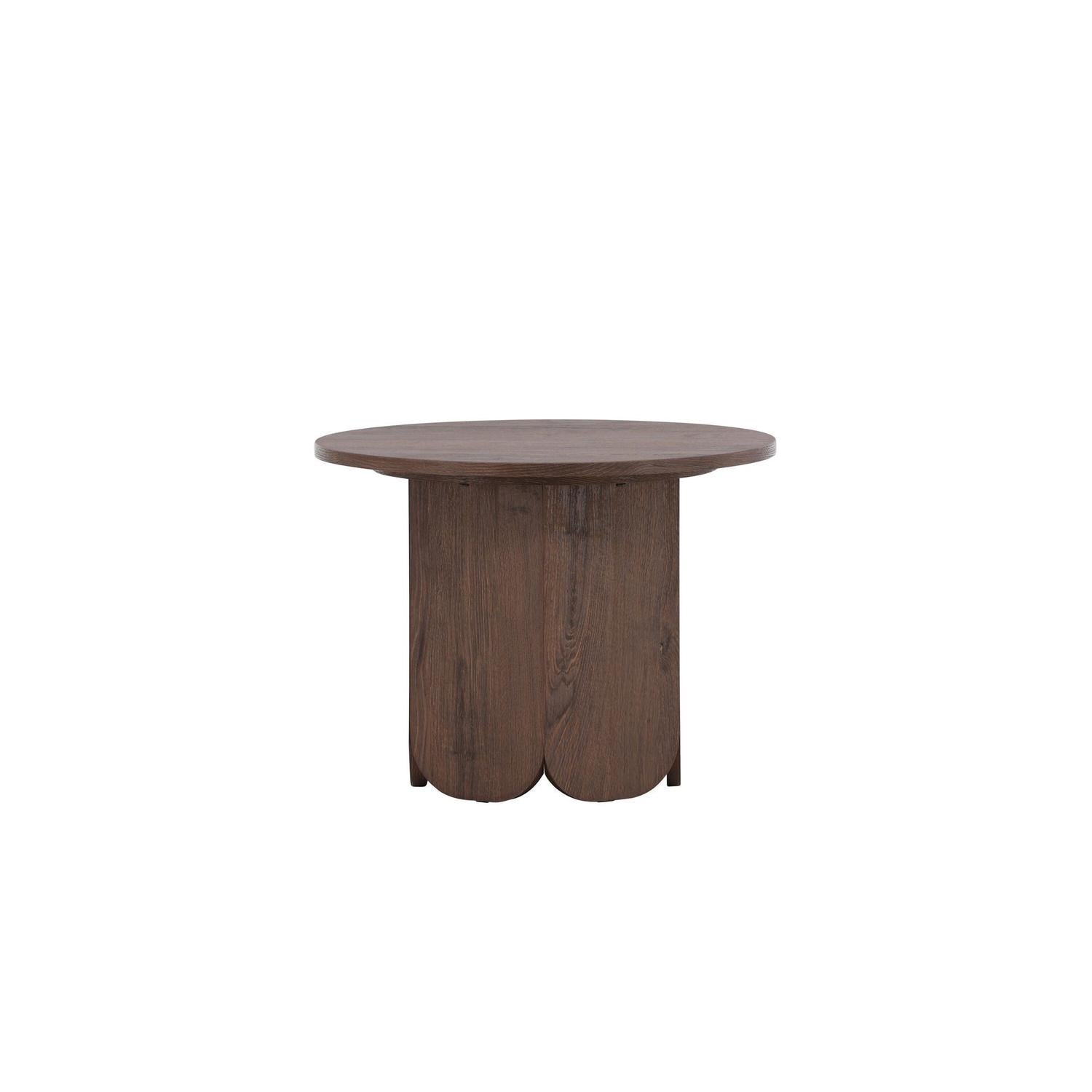 Couchtisch Tekla Ø60cm - Dunkelbraun-Couchtisch-Venture Home-le canapé