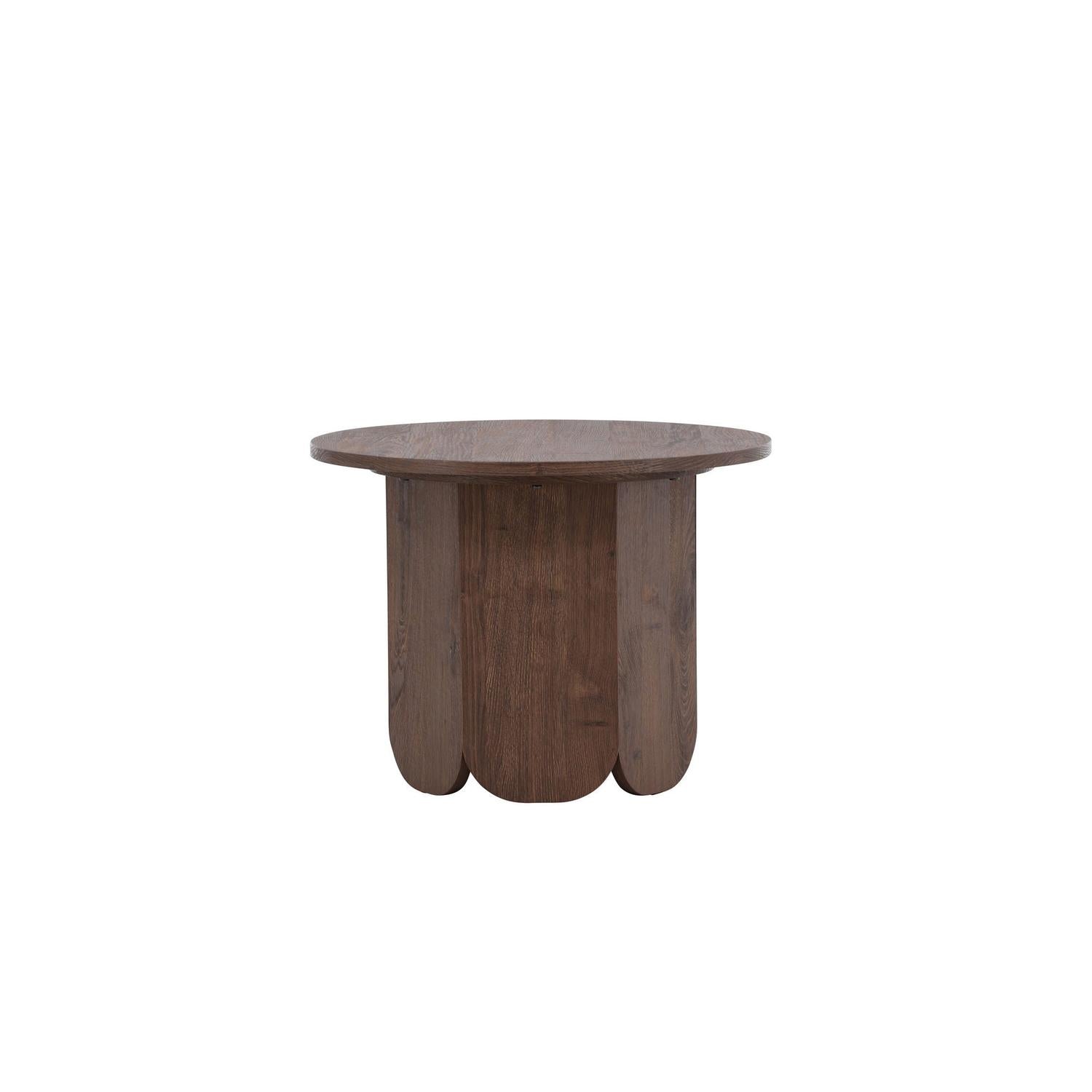 Couchtisch Tekla Ø60cm - Dunkelbraun-Couchtisch-Venture Home-le canapé