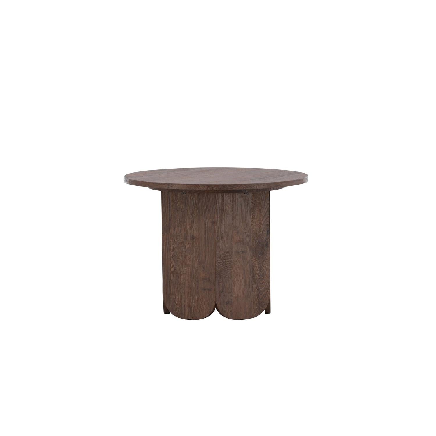 Couchtisch Tekla Ø60cm - Dunkelbraun-Couchtisch-Venture Home-le canapé