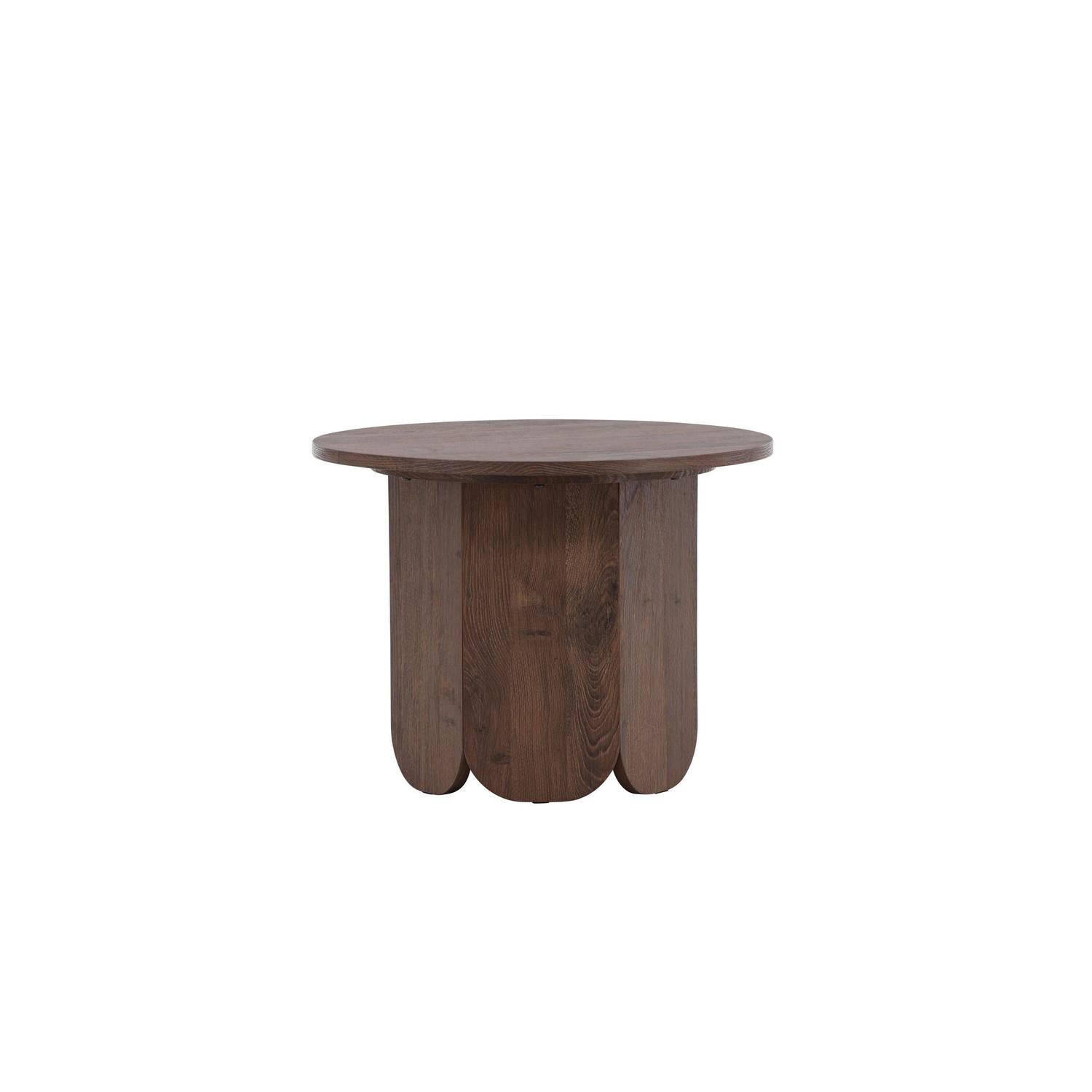 Couchtisch Tekla Ø60cm - Dunkelbraun-Couchtisch-Venture Home-le canapé