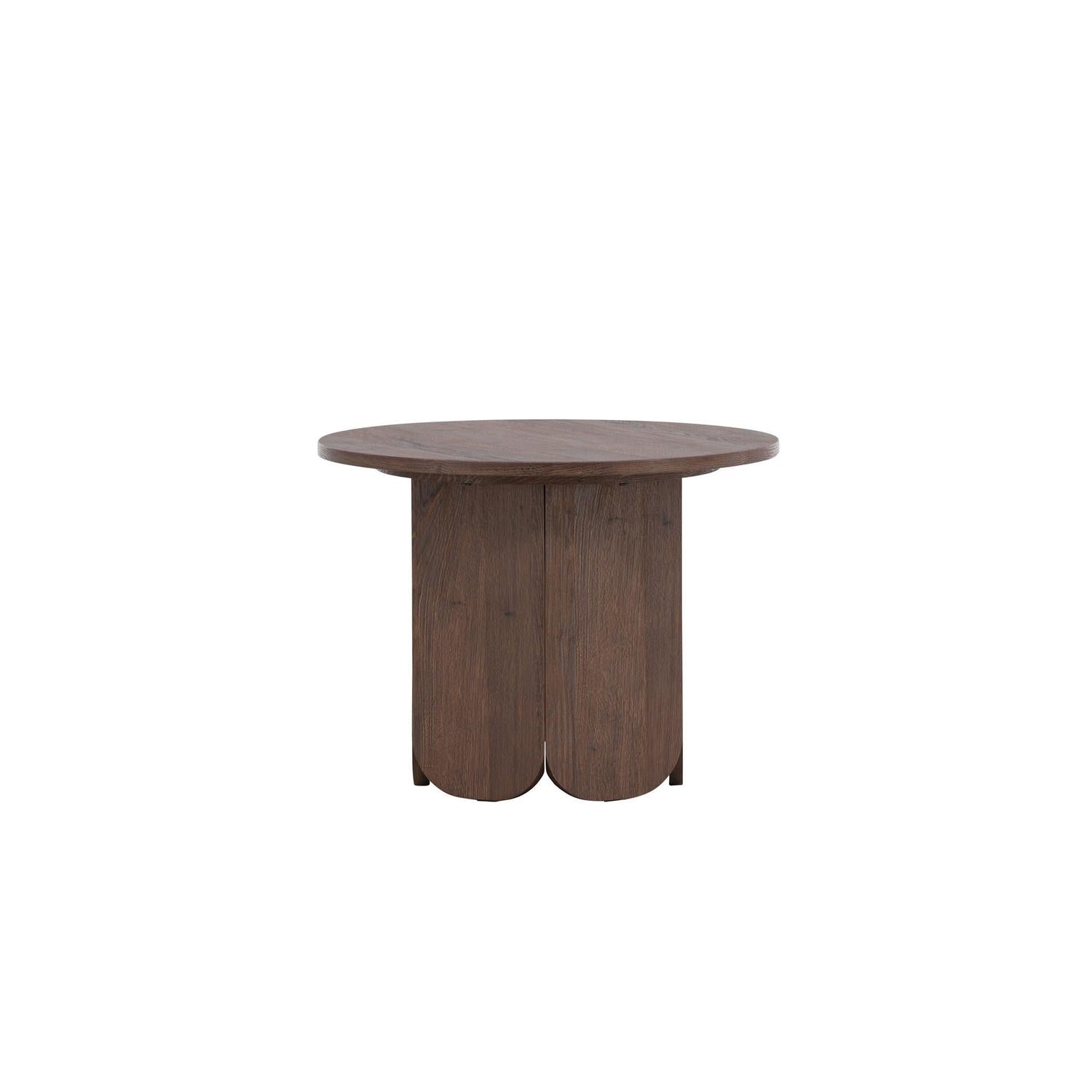 Couchtisch Tekla Ø60cm - Dunkelbraun-Couchtisch-Venture Home-le canapé