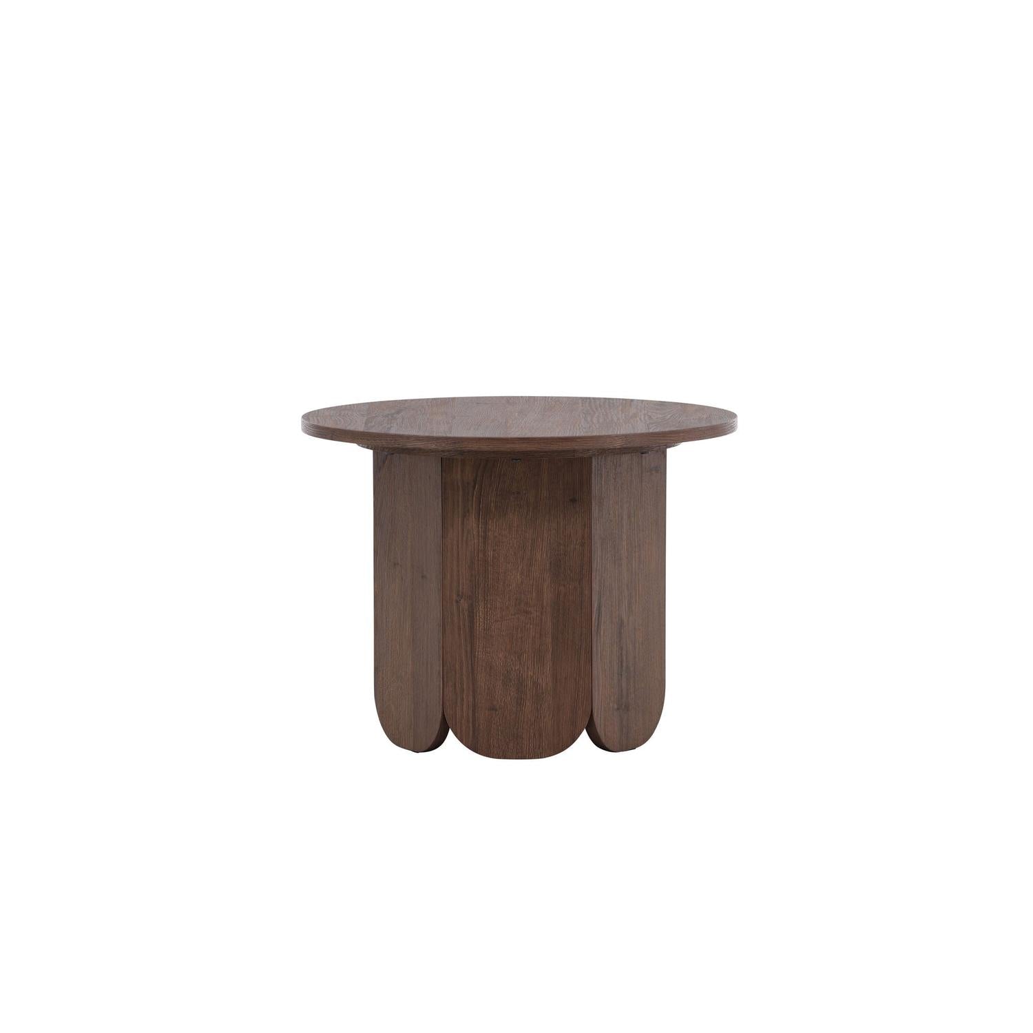 Couchtisch Tekla Ø60cm - Dunkelbraun-Couchtisch-Venture Home-le canapé
