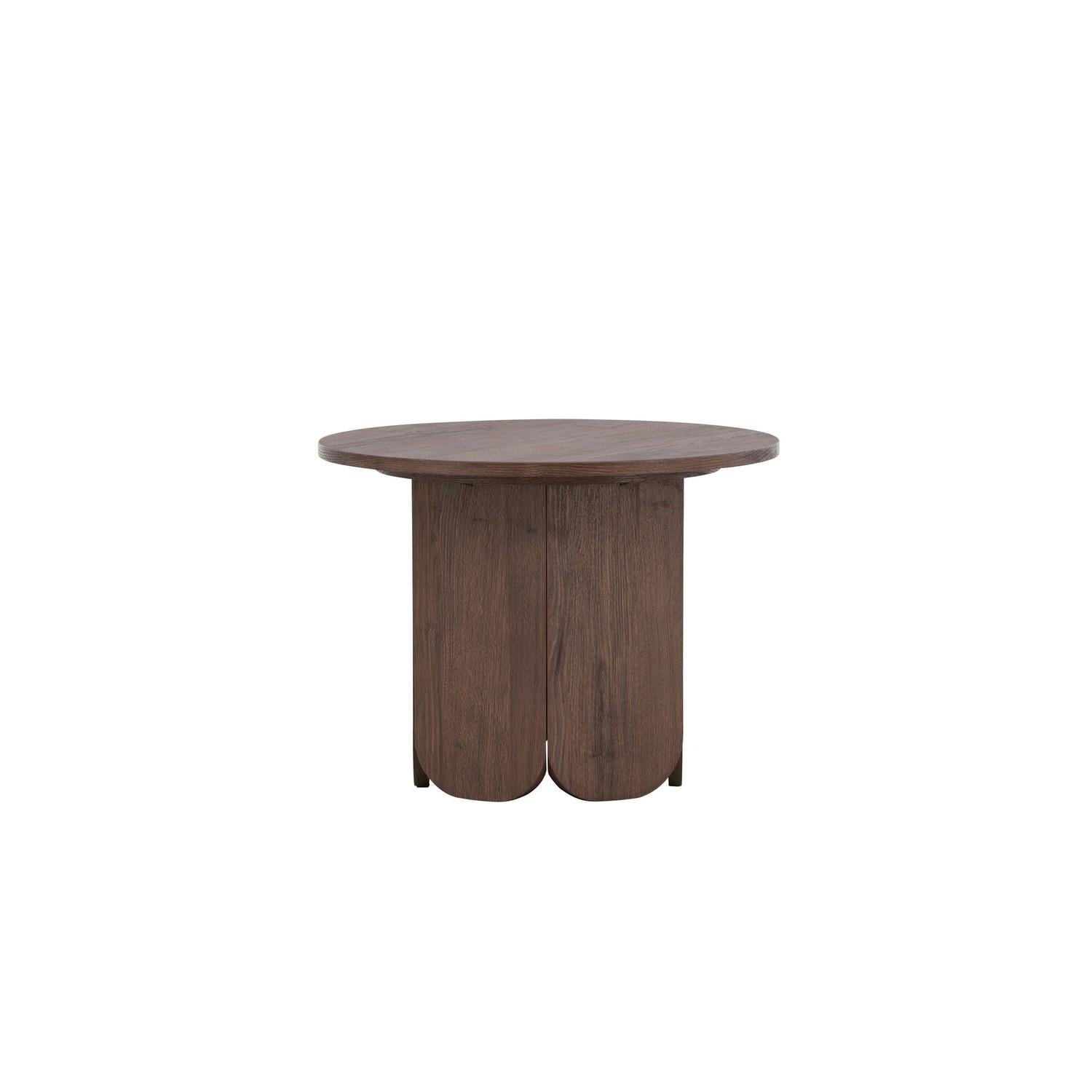 Couchtisch Tekla Ø60cm - Dunkelbraun-Couchtisch-Venture Home-le canapé