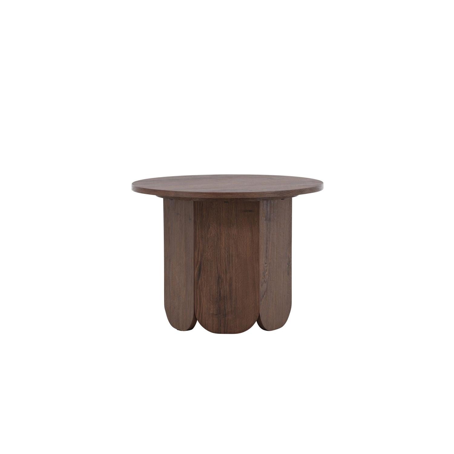 Couchtisch Tekla Ø60cm - Dunkelbraun-Couchtisch-Venture Home-le canapé
