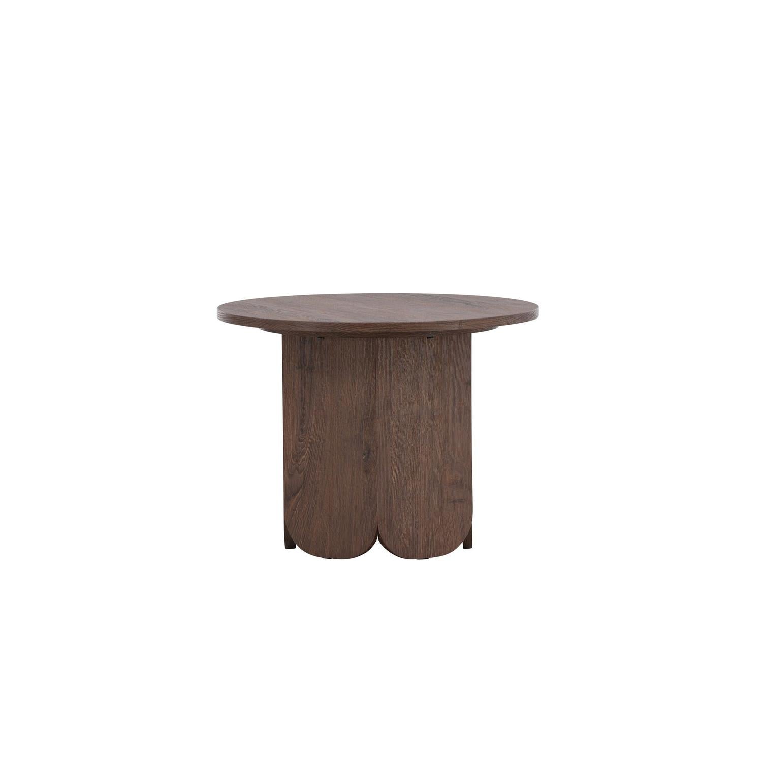 Couchtisch Tekla Ø60cm - Dunkelbraun-Couchtische-Venture Home-le canapé