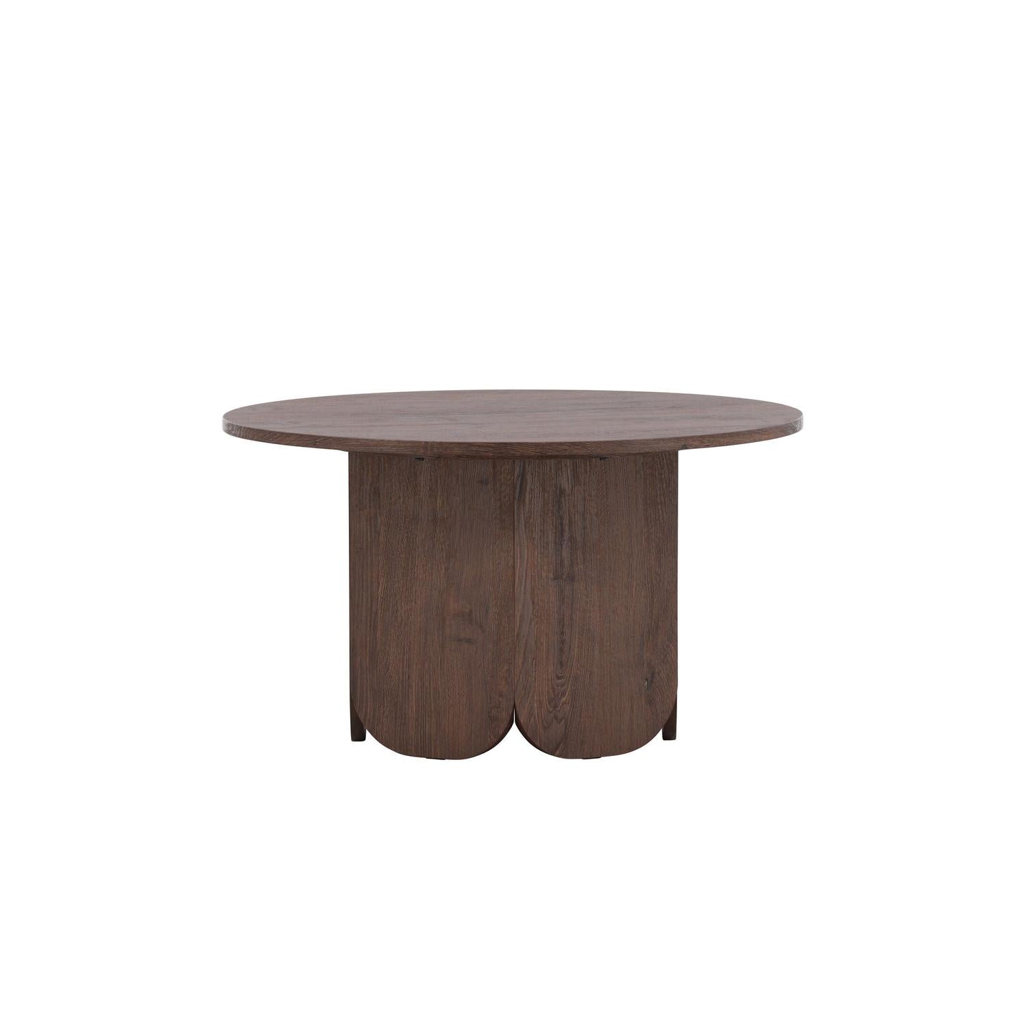 Couchtisch Tekla Ø80cm - Dunkelbraun-Couchtisch-Venture Home-le canapé