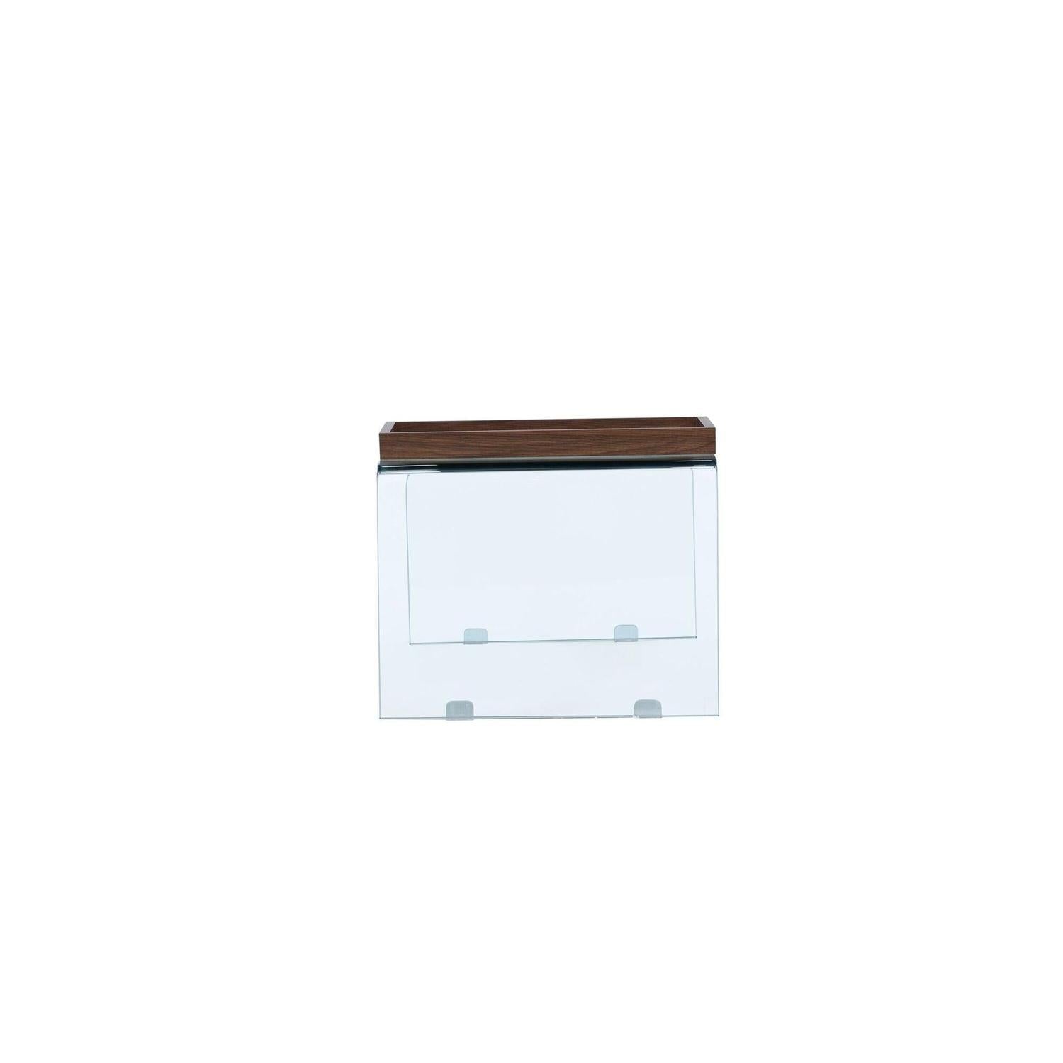 Couchtisch Telemark 110*50cm aus Glas - Transparent-Couchtische-Venture Home-le canapé