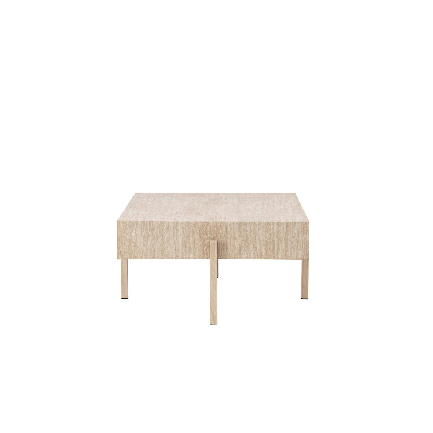 Couchtisch Vadholmen 130cm - Keramik Travertin Optik-Couchtisch-Vind-le canapé