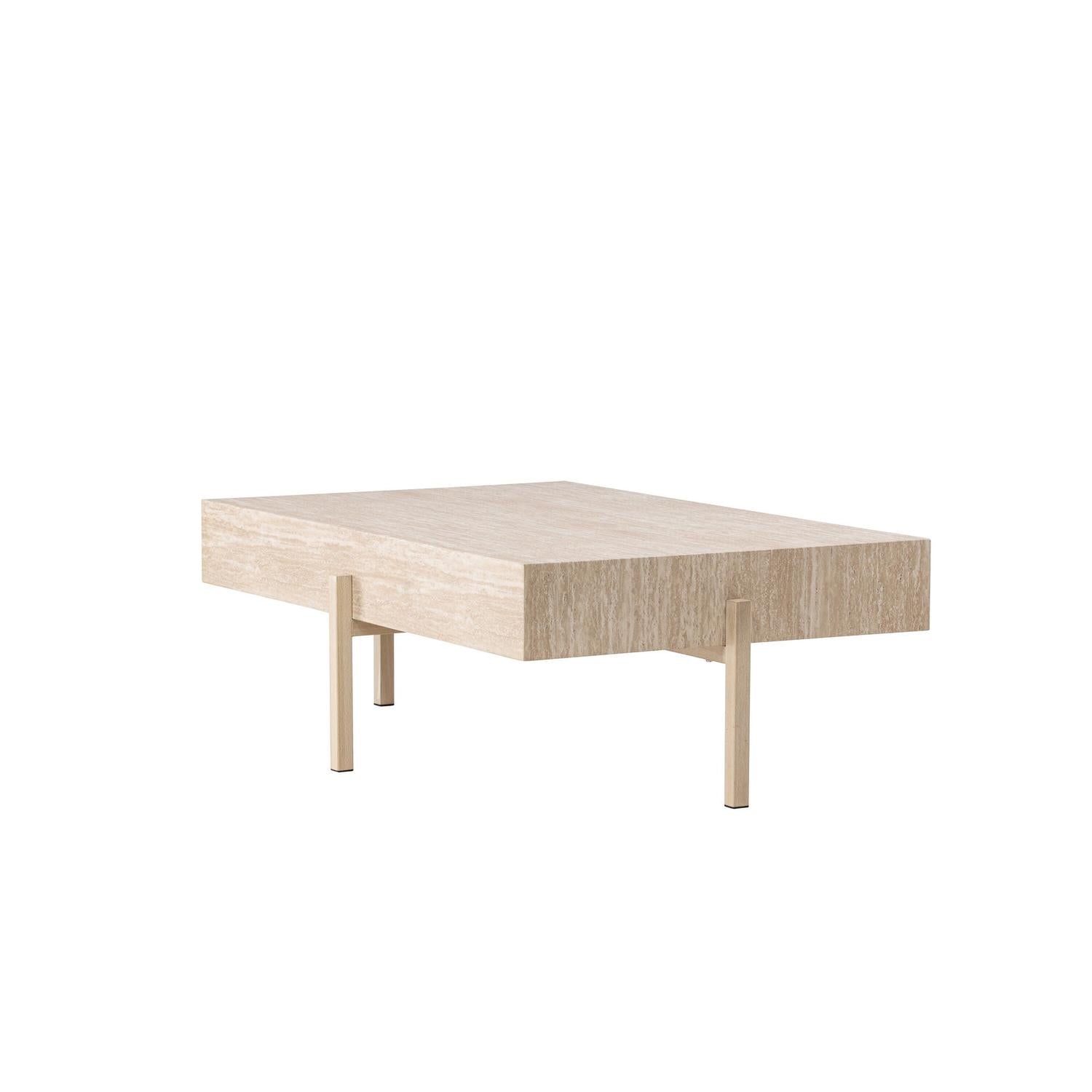 Couchtisch Vadholmen 130cm - Keramik Travertin Optik-Couchtisch-Vind-le canapé