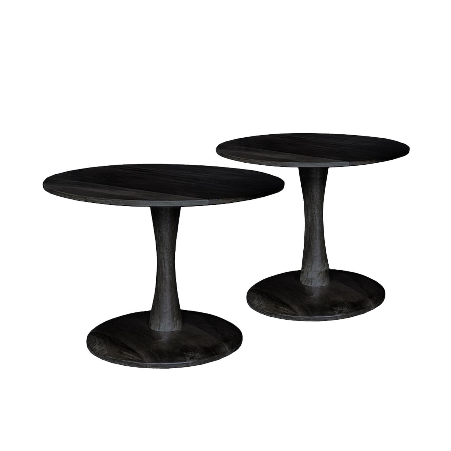 Couchtisch Vivian Ø60cm - Schwarz-Couchtische-Livingfurn-le canapé
