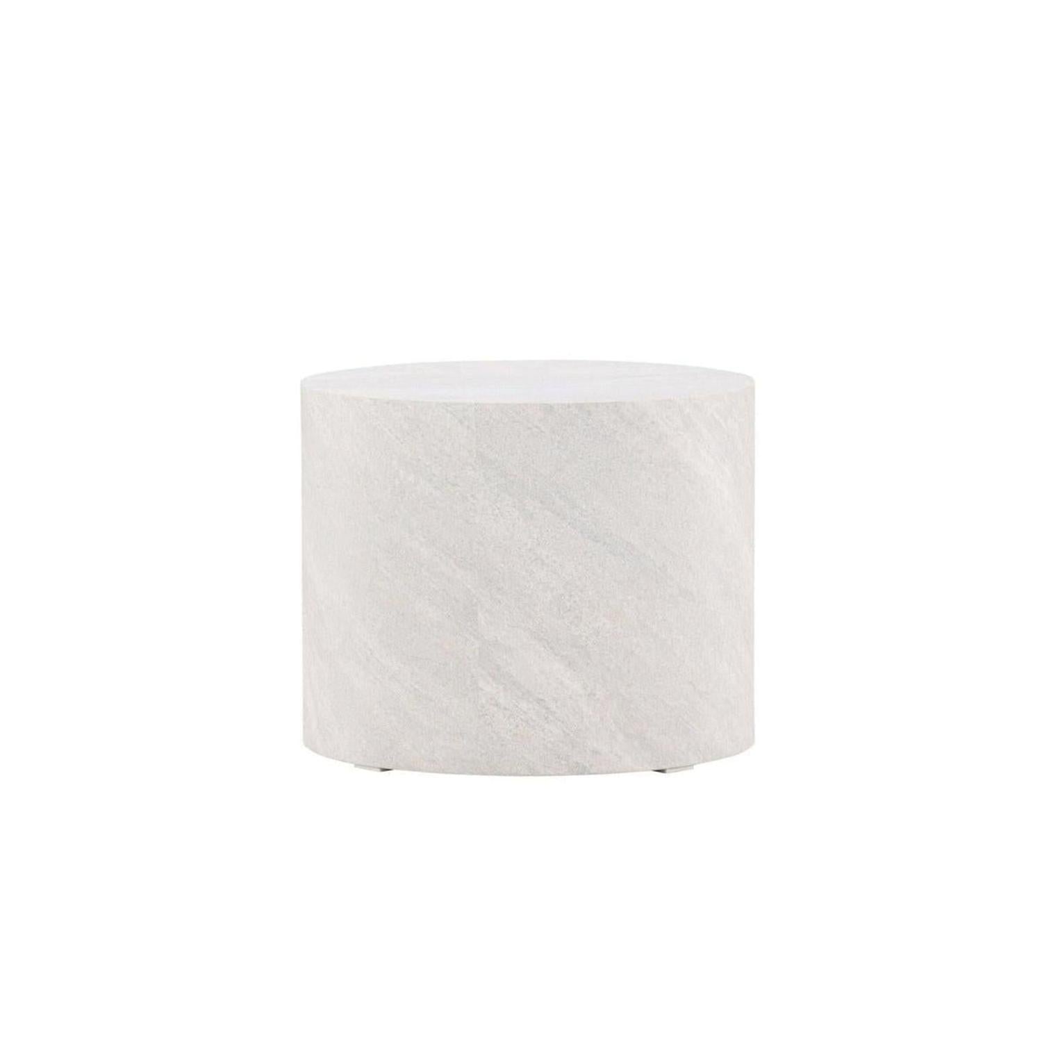 Couchtisch York ⌀50cm - Betonoptik-Couchtisch-Venture Home-le canapé