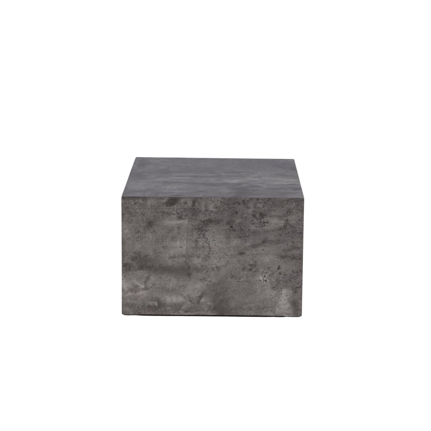 Couchtisch York 80*60cm in Marmoroptik - Grau-Couchtische-Venture Home-le canapé