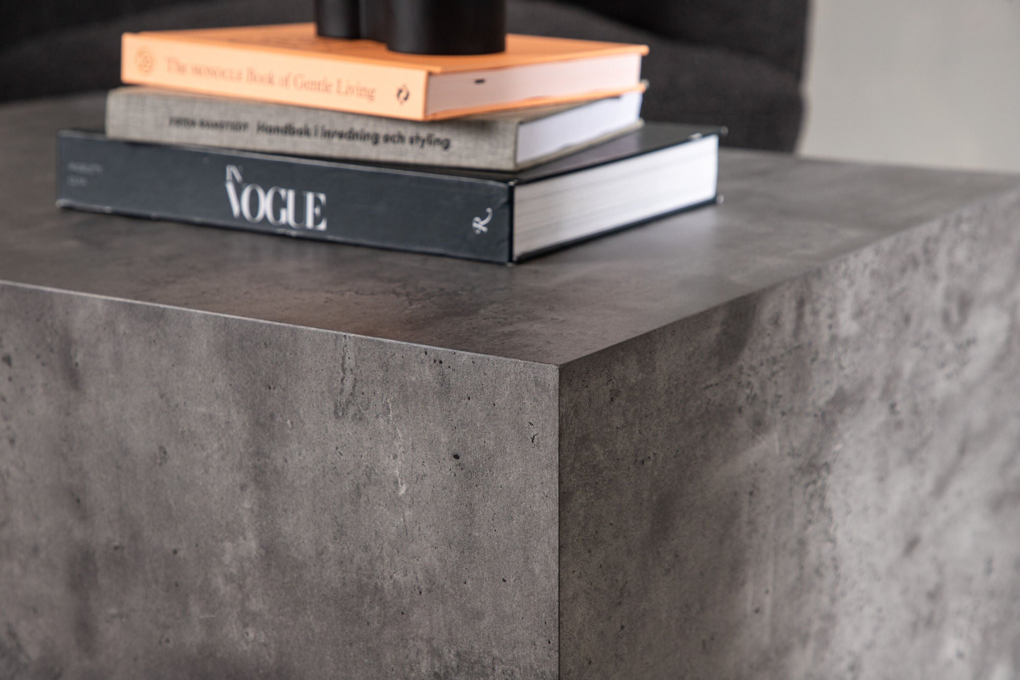 Couchtisch York 80*60cm in Marmoroptik - Grau-Couchtische-Venture Home-le canapé