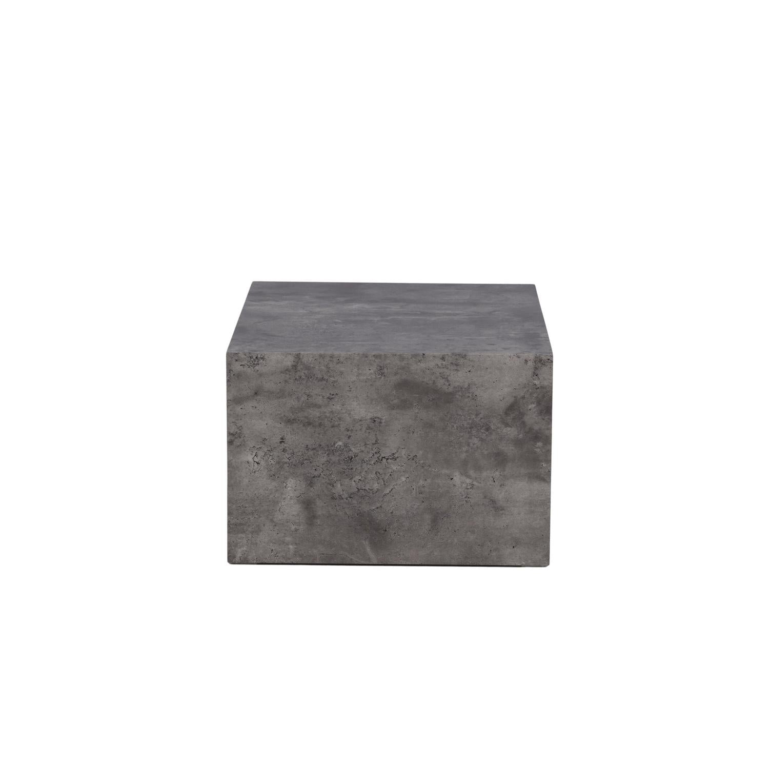 Couchtisch York 80*60cm in Marmoroptik - Grau-Couchtische-Venture Home-le canapé