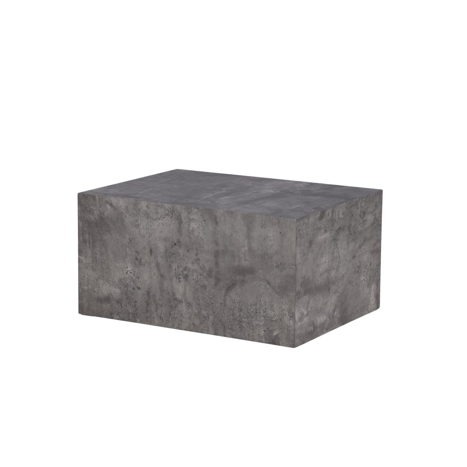 Couchtisch York 80*60cm in Marmoroptik - Grau-Couchtische-Venture Home-le canapé