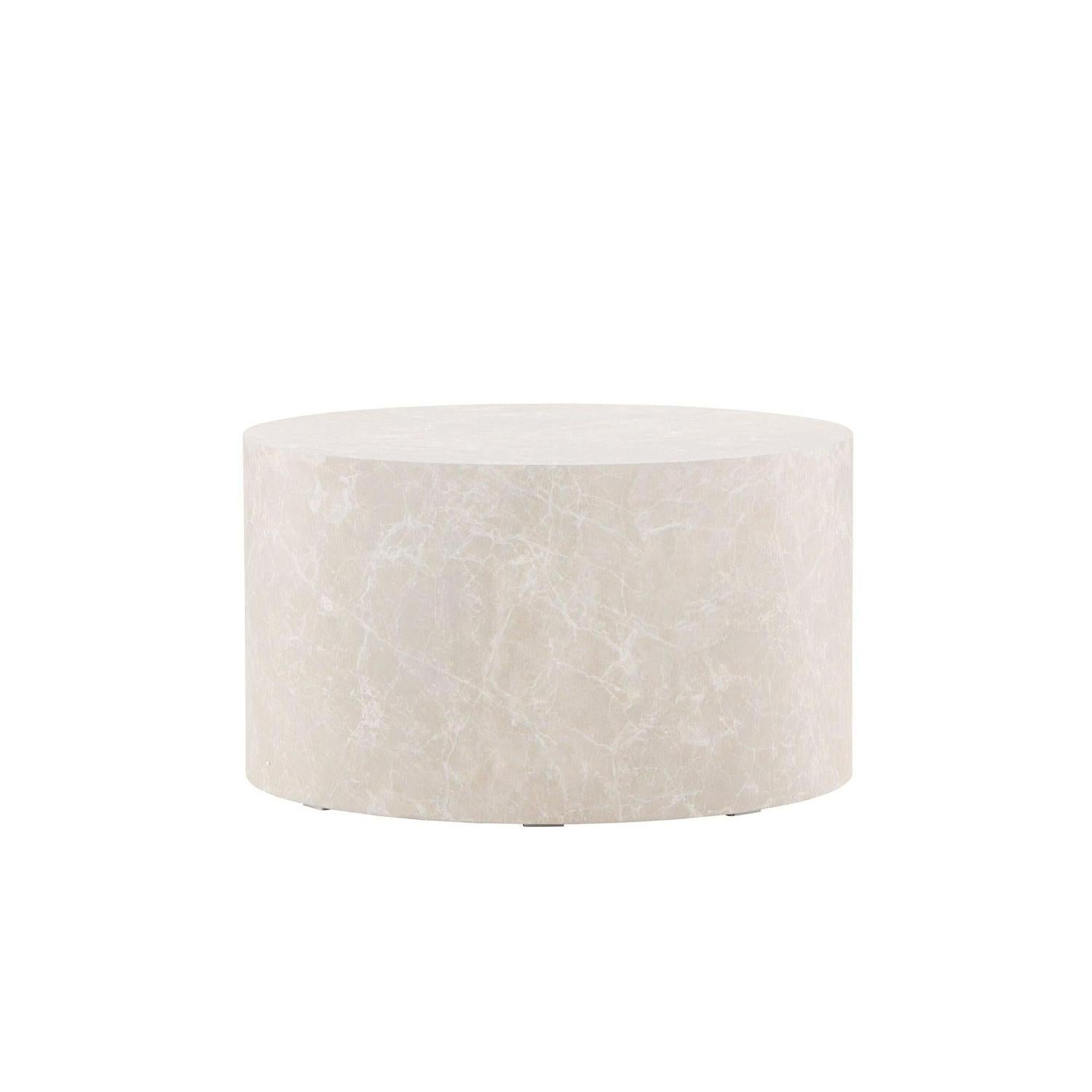 Couchtisch York Ø80cm - Beige-Couchtisch-Venture Home-le canapé