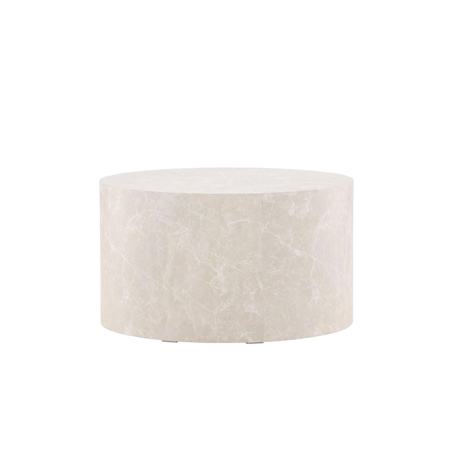 Couchtisch York Ø80cm - Beige-Couchtische-Venture Home-le canapé