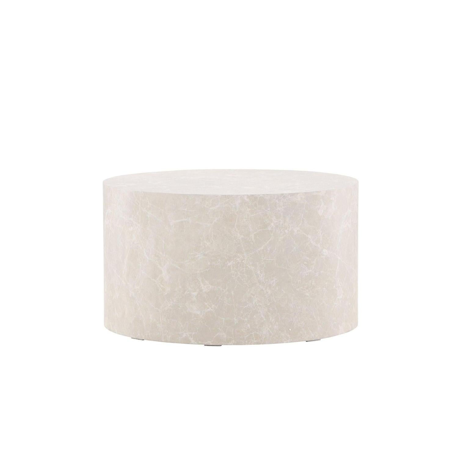 Couchtisch York Ø80cm - Beige-Couchtische-Venture Home-le canapé