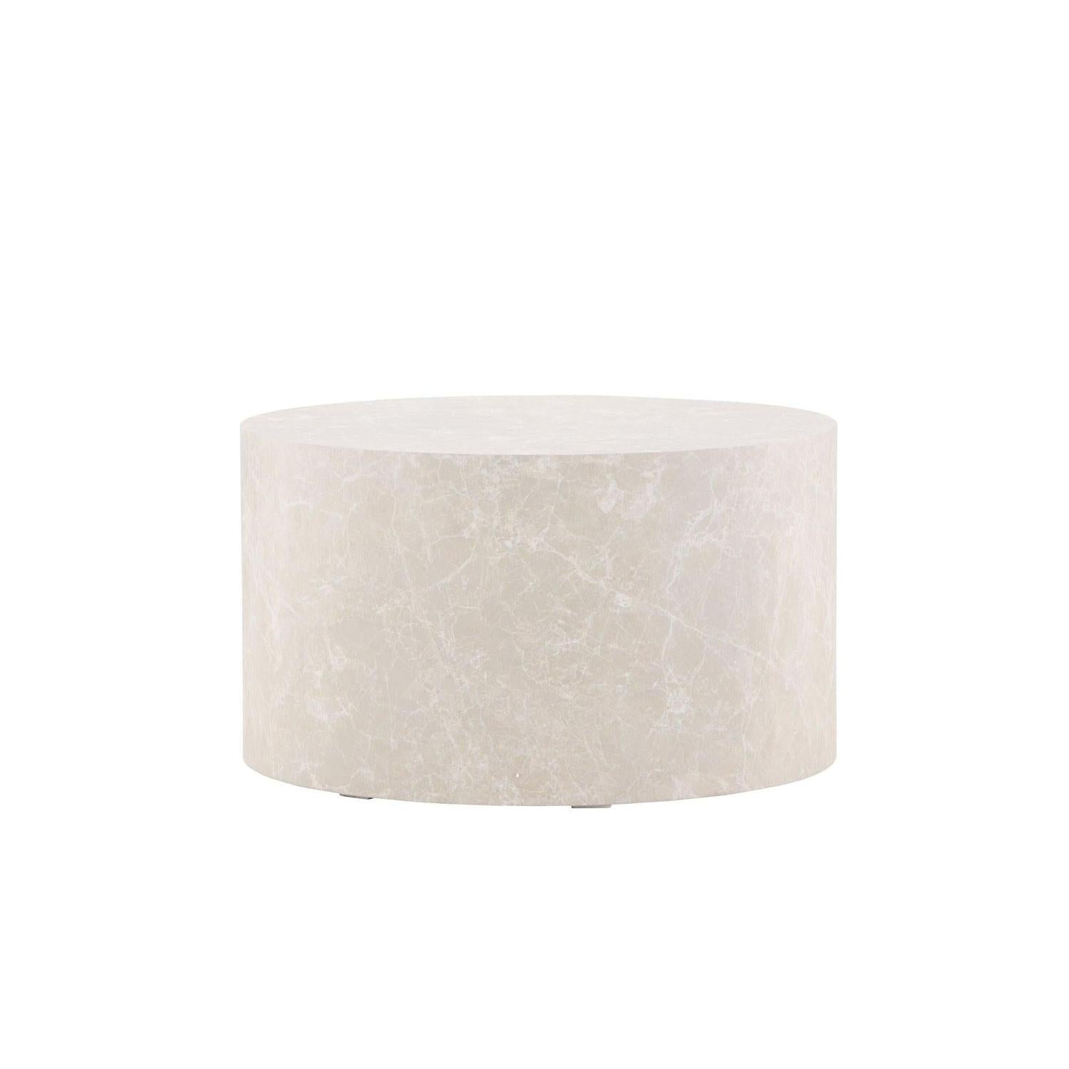 Couchtisch York Ø80cm - Beige-Couchtische-Venture Home-le canapé