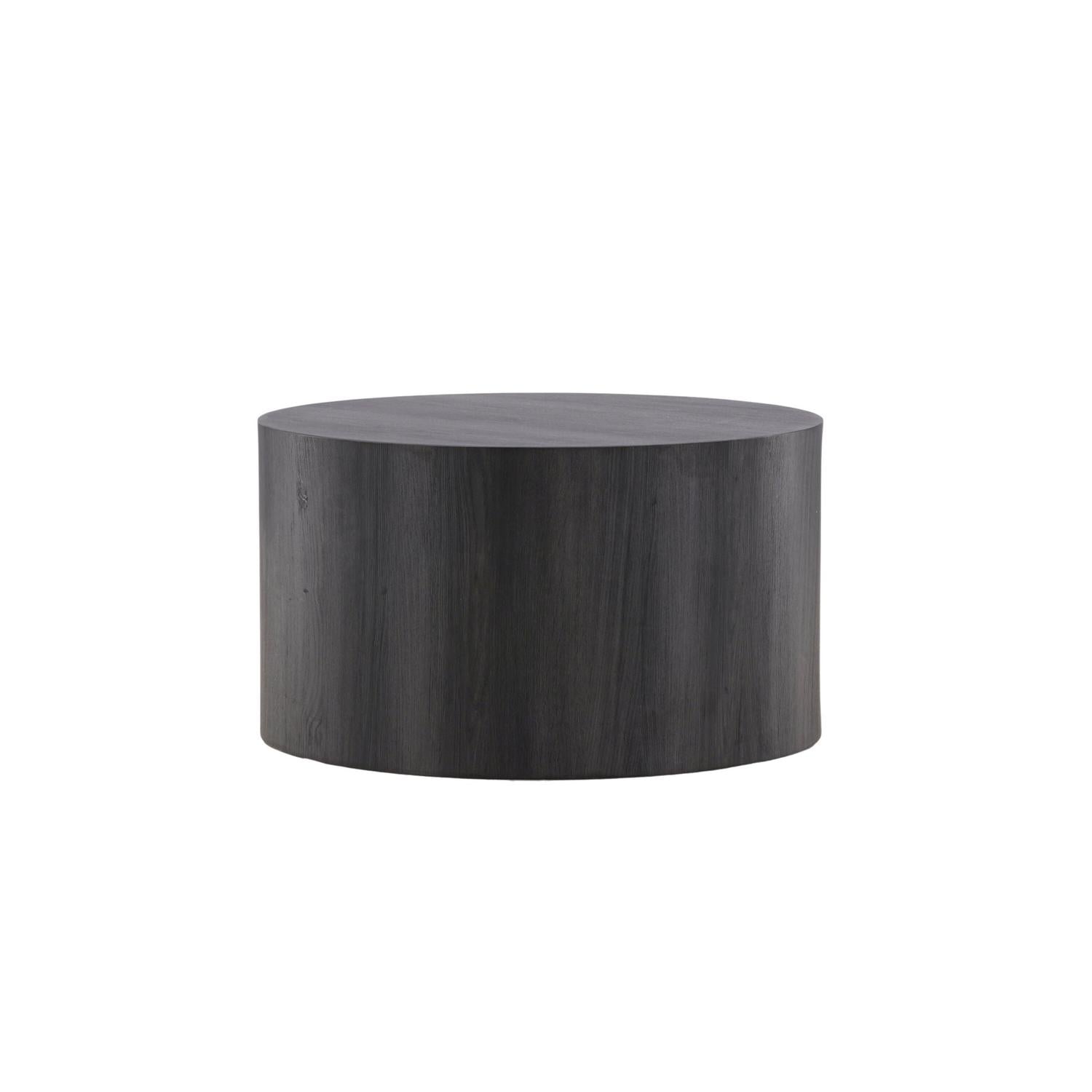Couchtisch York Ø80cm - Schwarz-Couchtische-Venture Home-le canapé