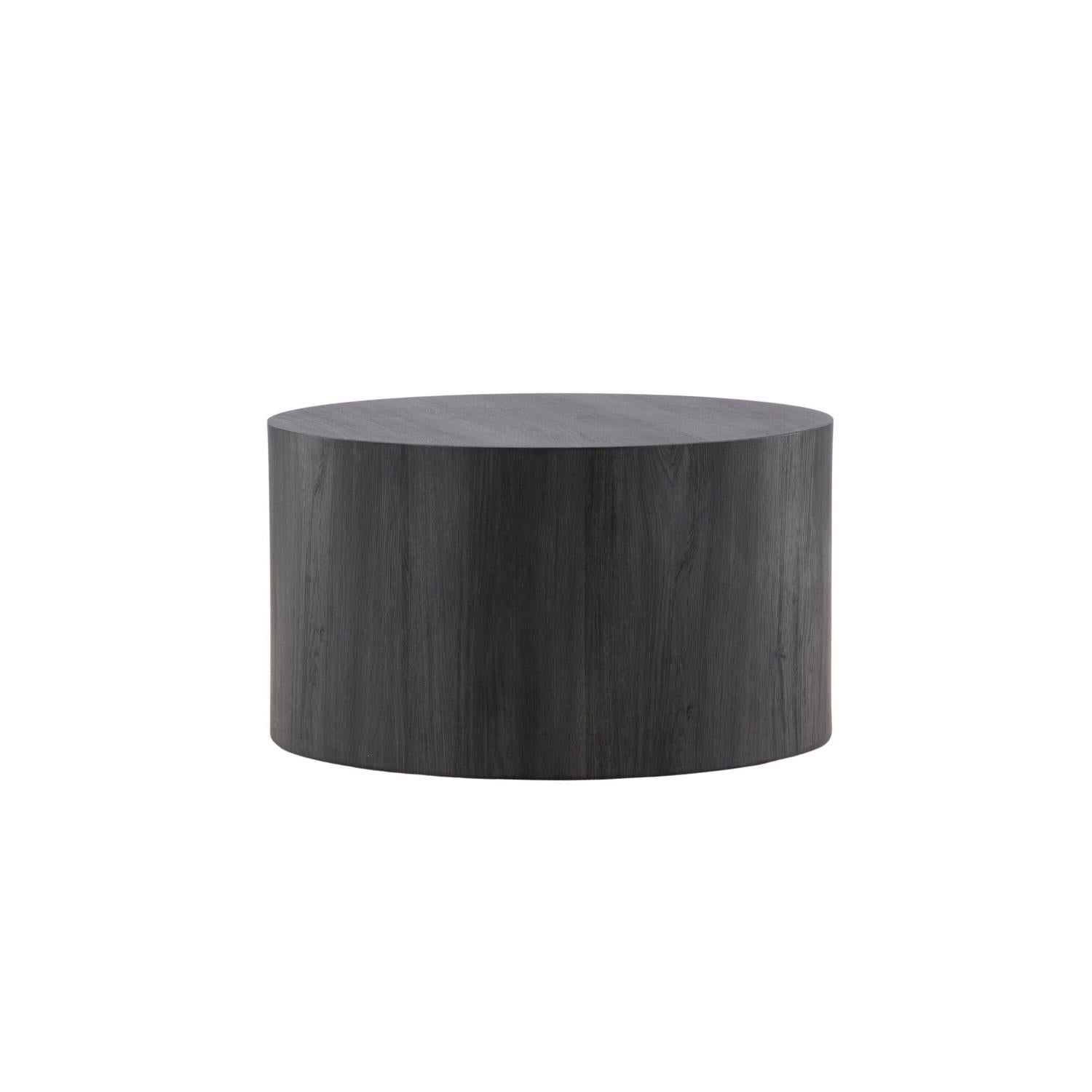 Couchtisch York Ø80cm - Schwarz-Couchtische-Venture Home-le canapé