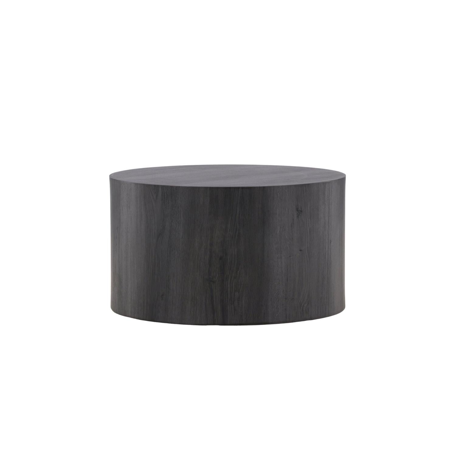 Couchtisch York Ø80cm - Schwarz-Couchtische-Venture Home-le canapé