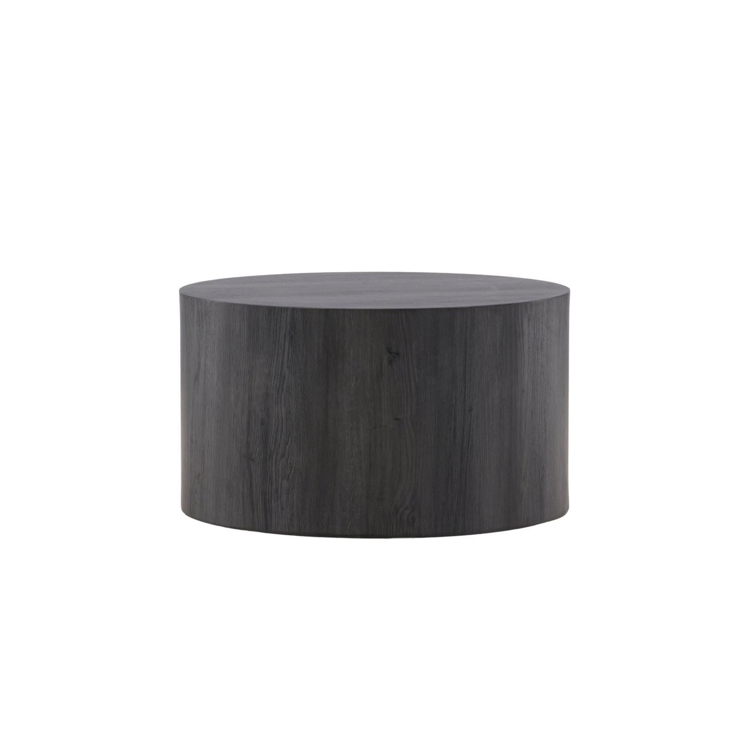 Couchtisch York Ø80cm - Schwarz-Couchtische-Venture Home-le canapé