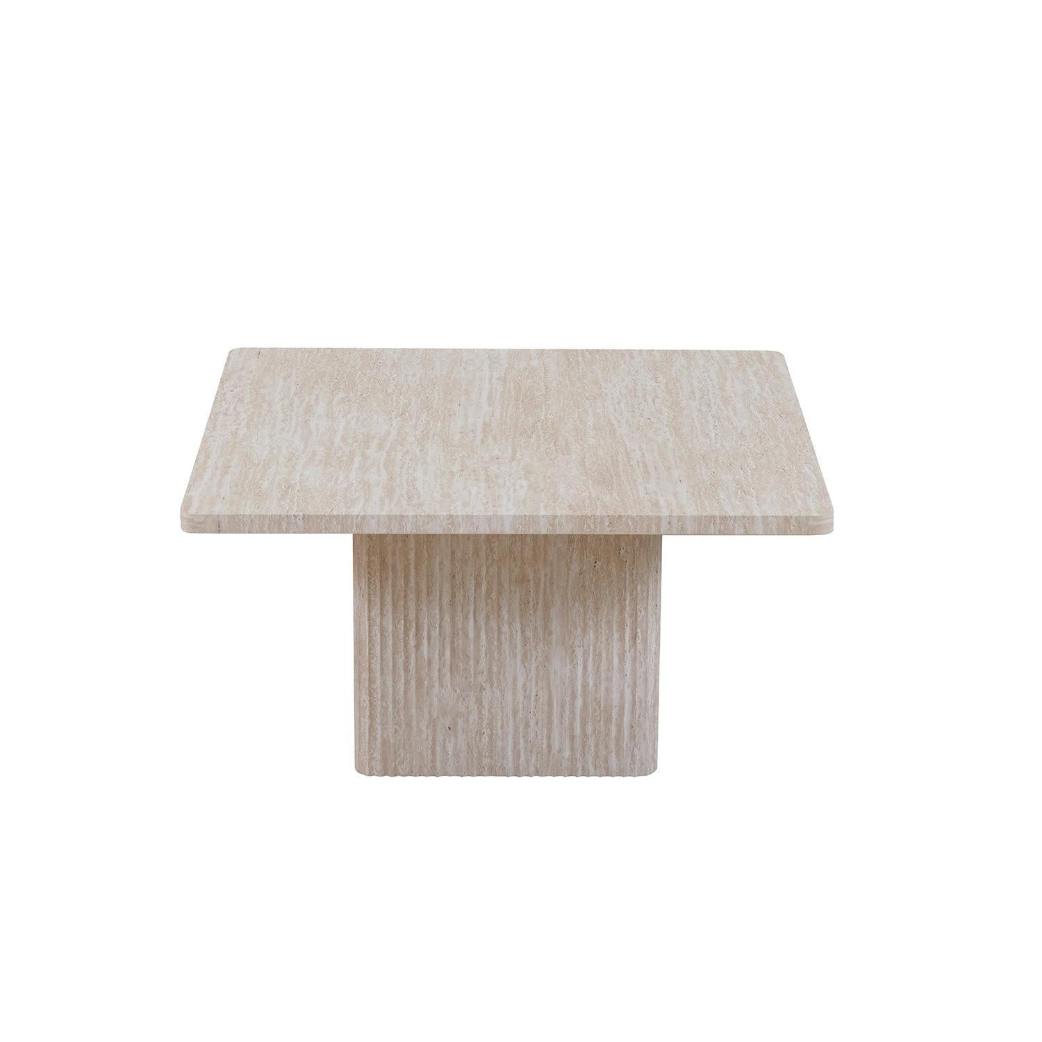 Couchtische Bobby in Keramik Travertin Optik, 2er-Set - Beige-Couchtisch-Rousseau-le canapé