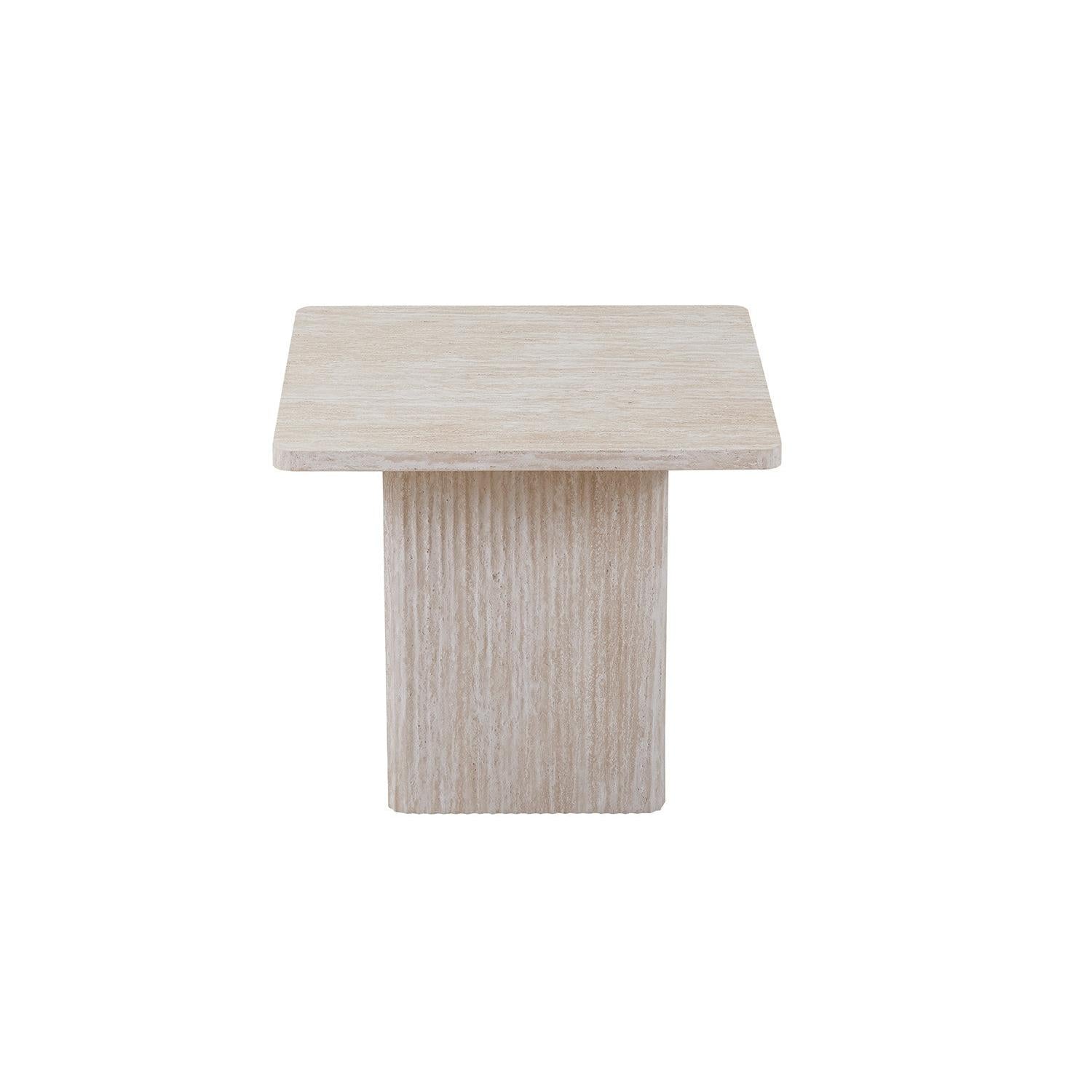 Couchtische Bobby in Keramik Travertin Optik, 2er-Set - Beige-Couchtisch-Rousseau-le canapé