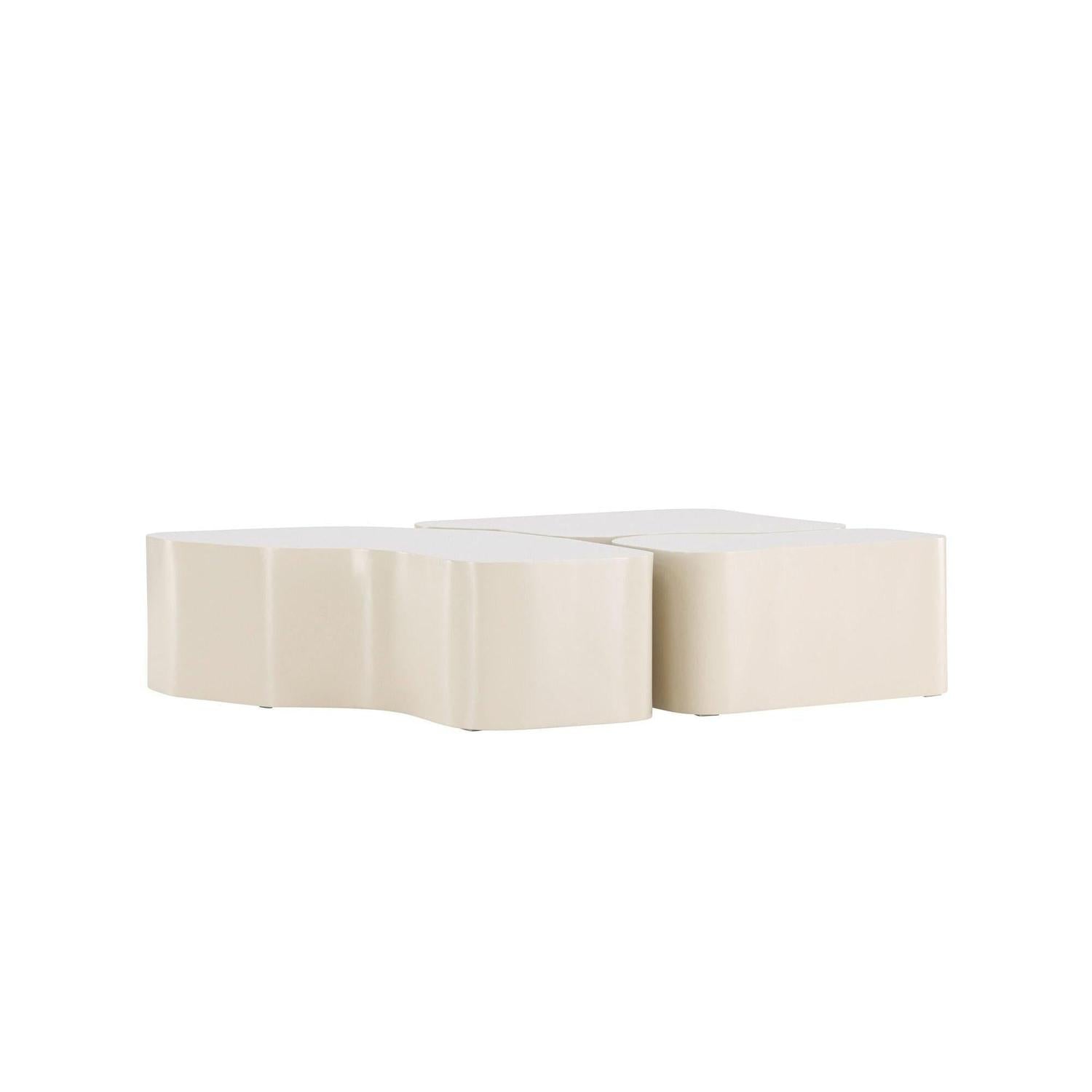 Couchtische Nordland 3er-Set - Beige-Couchtische-Venture Home-le canapé