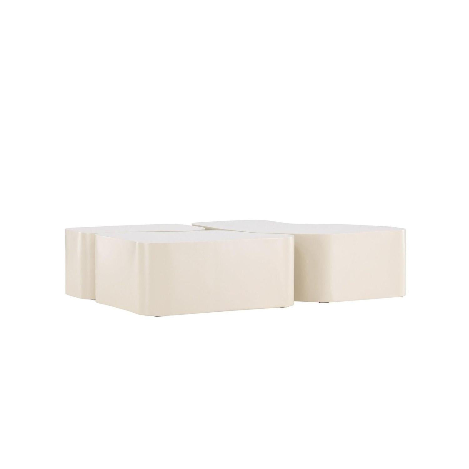 Couchtische Nordland 3er-Set - Beige-Couchtische-Venture Home-le canapé