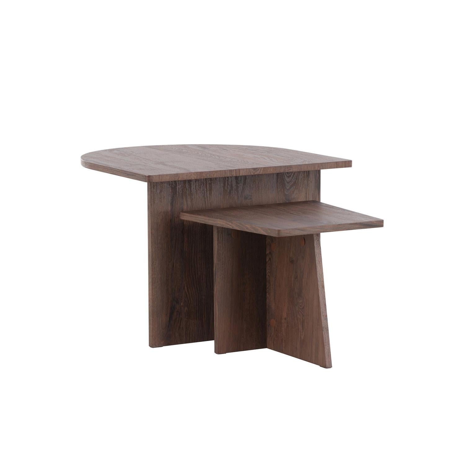 Couchtische Sala, 2er-Set - Mokka-Couchtische-Venture Home-le canapé