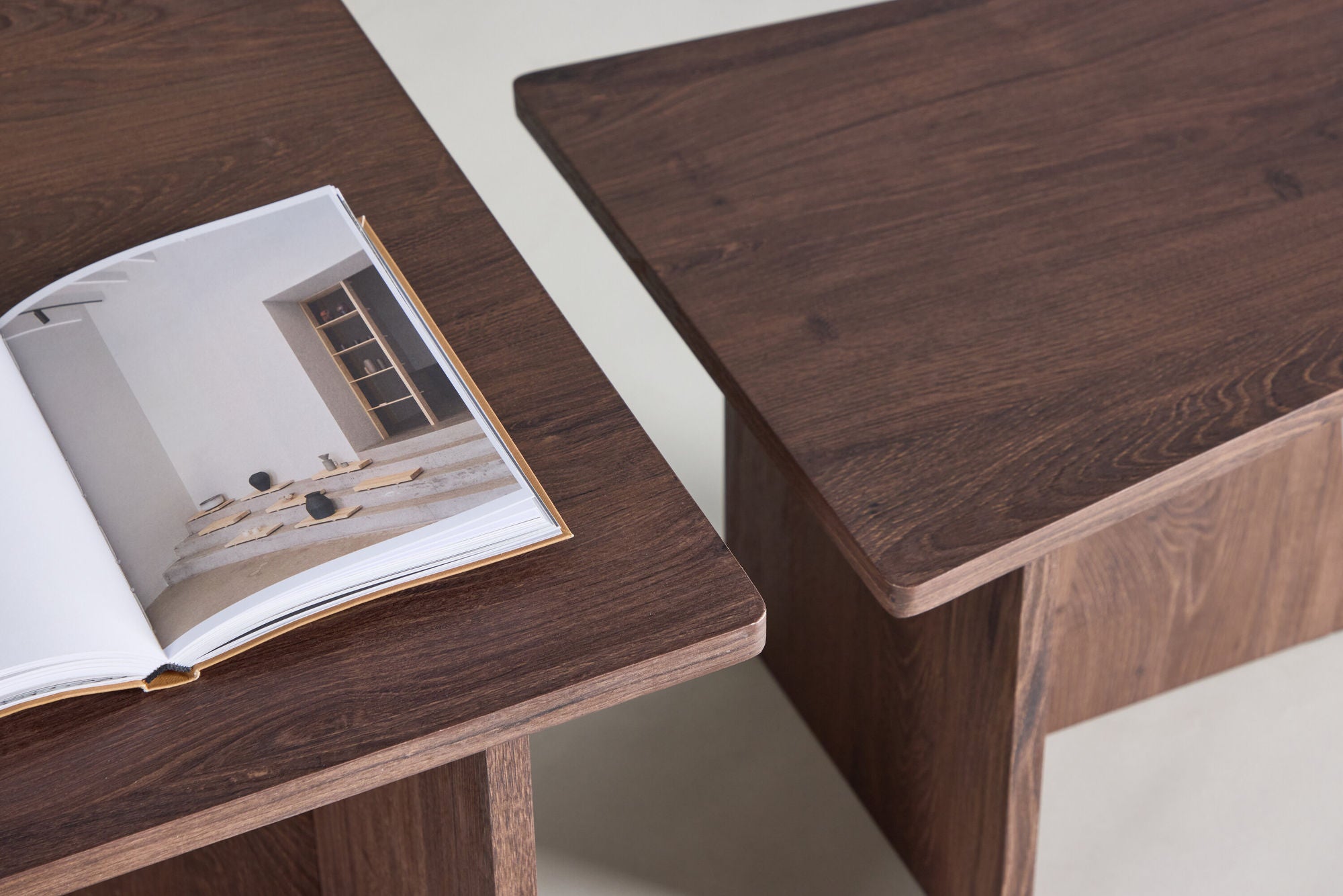Couchtische Sala, 2er-Set - Mokka-Couchtische-Venture Home-le canapé