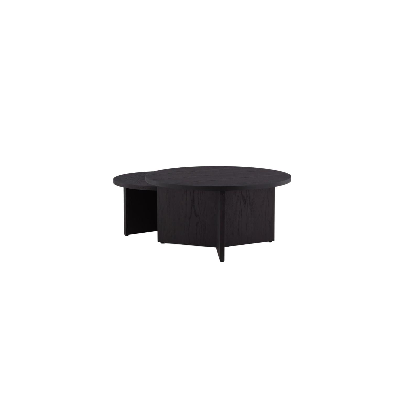 Couchtische Saltö, 2er-Set - Schwarz-Couchtisch-Venture Home-le canapé