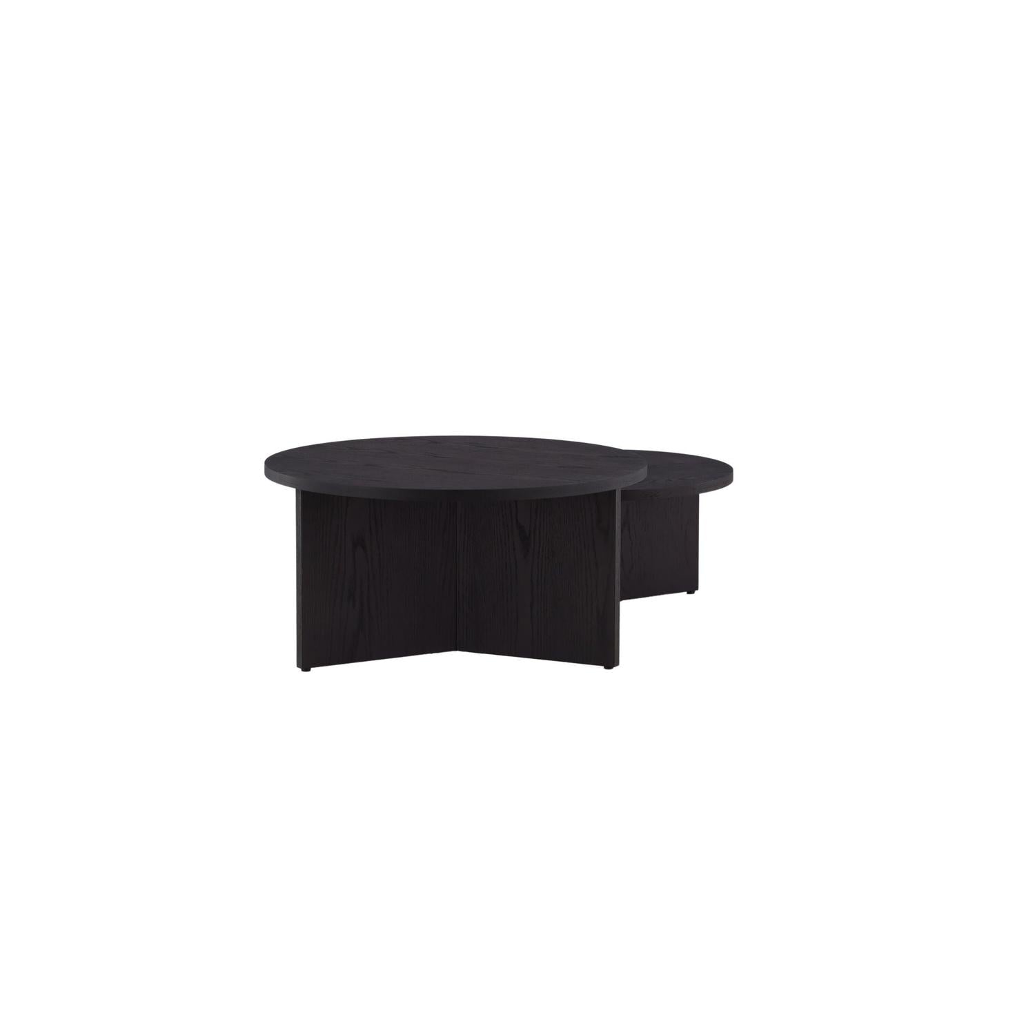 Couchtische Saltö, 2er-Set - Schwarz-Couchtisch-Venture Home-le canapé