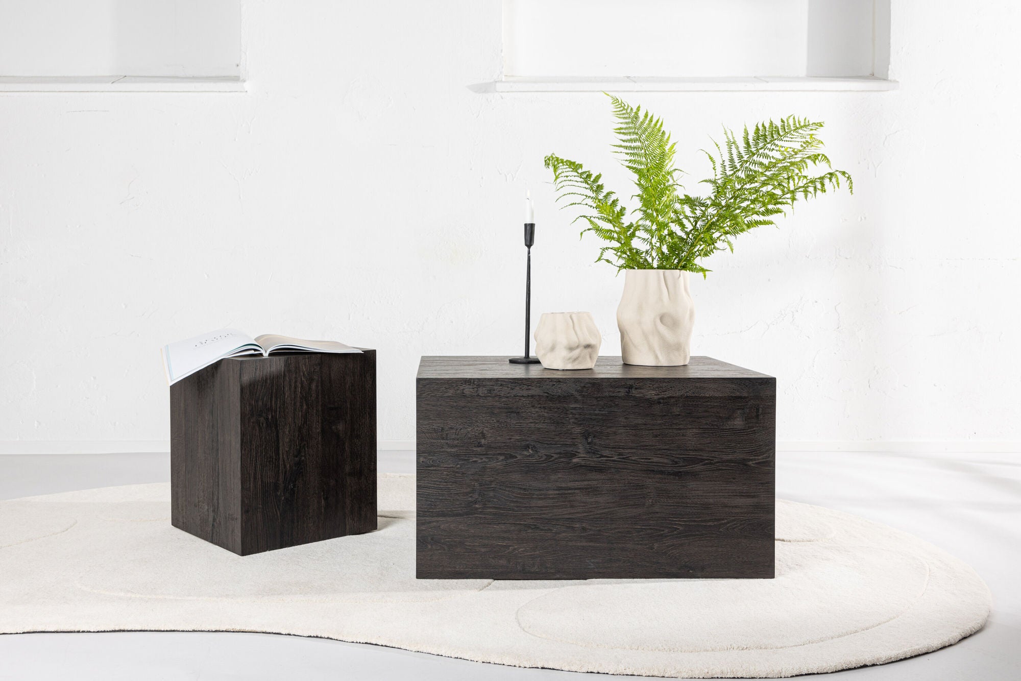 Couchtische York, 2er-Set - Dunkelbraun-Couchtisch-Venture Home-le canapé