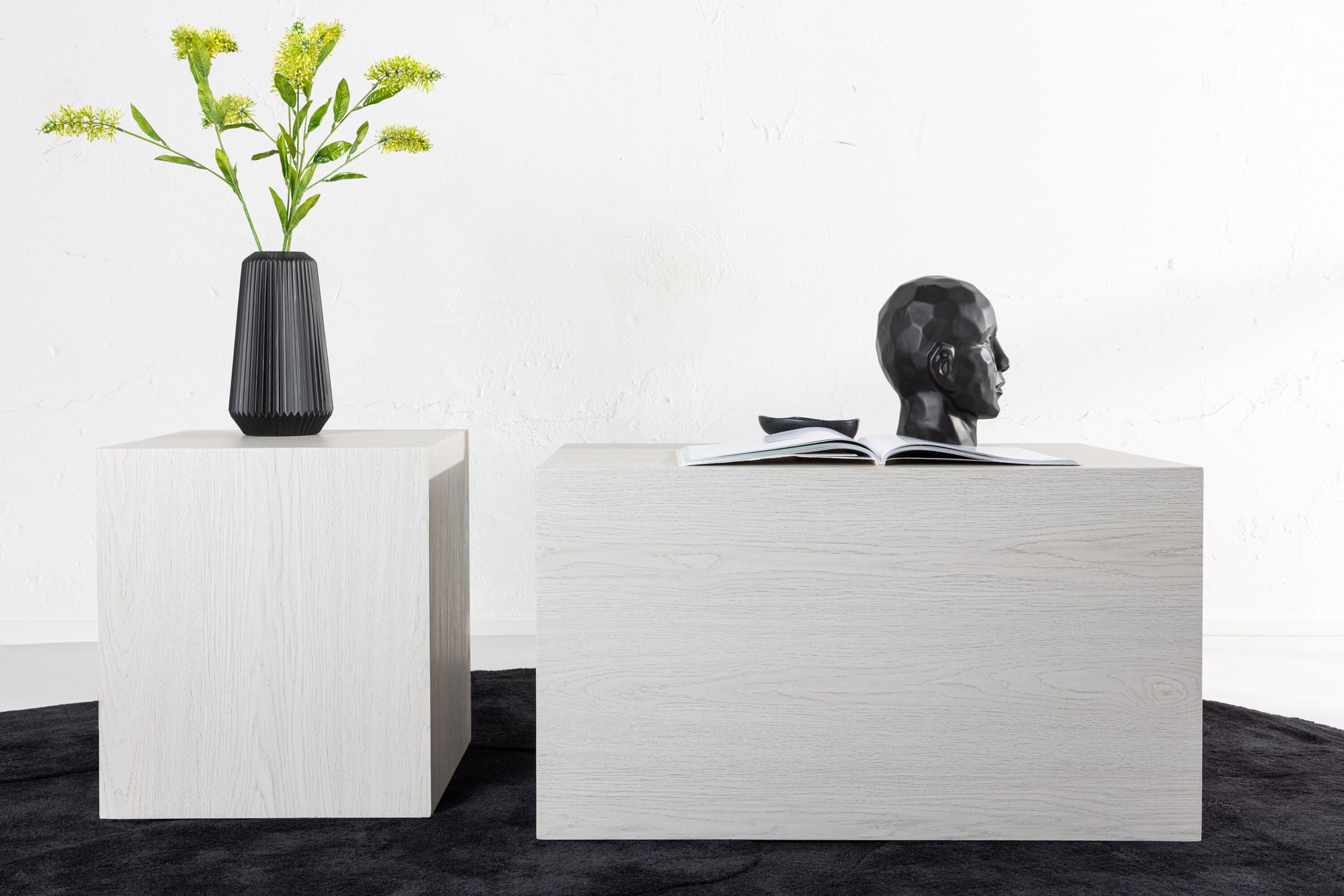 Couchtische York, 2er-Set - Weiß-Couchtisch-Venture Home-le canapé