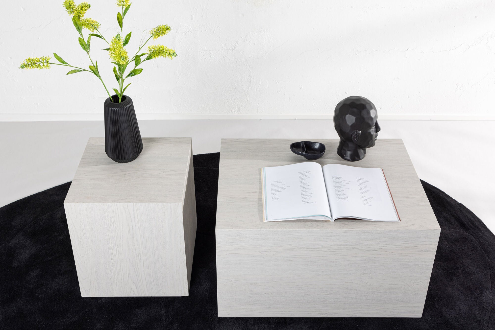 Couchtische York, 2er-Set - Weiß-Couchtisch-Venture Home-le canapé